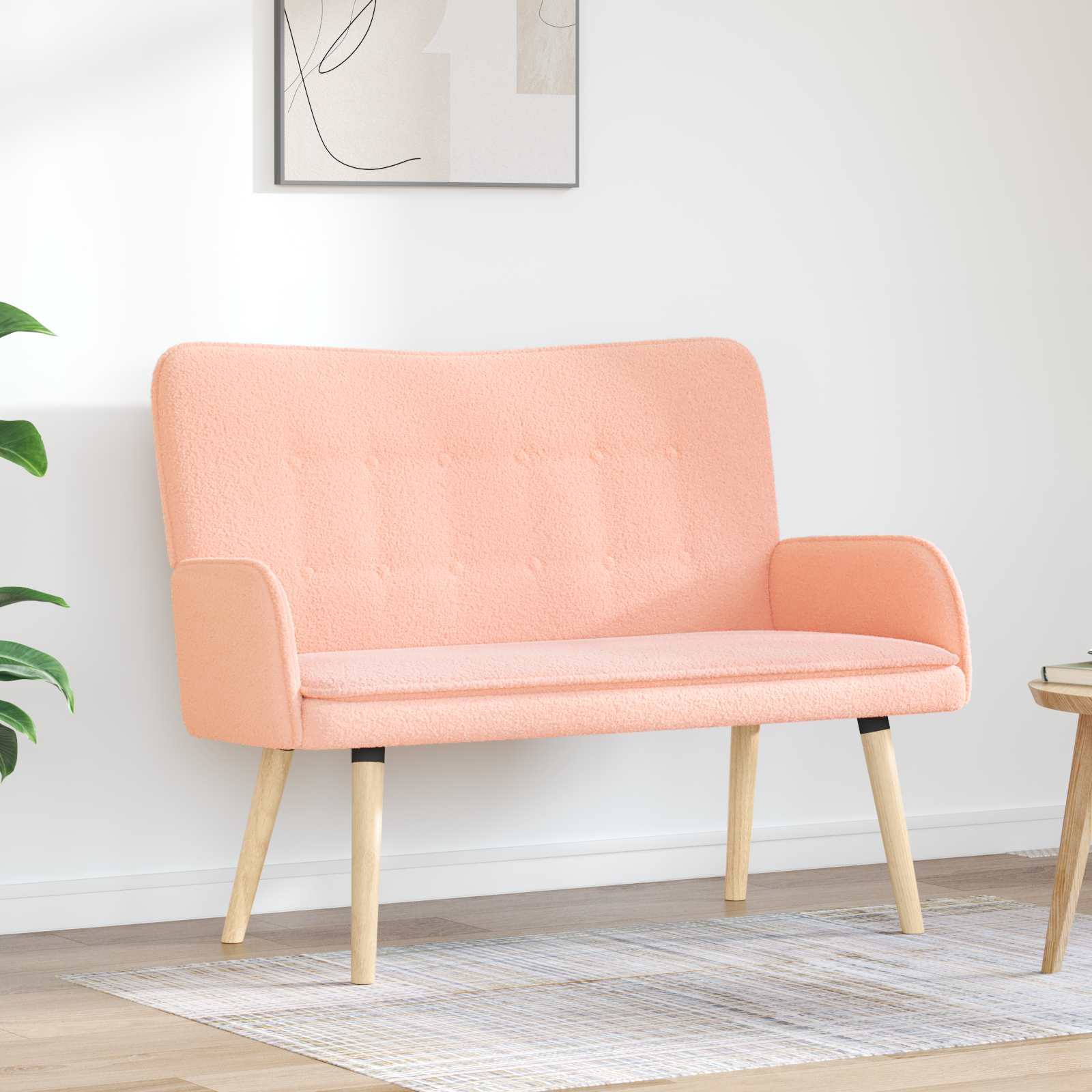 2-sits soffa Rosa 115 x 61 x 87 cm Bouclé