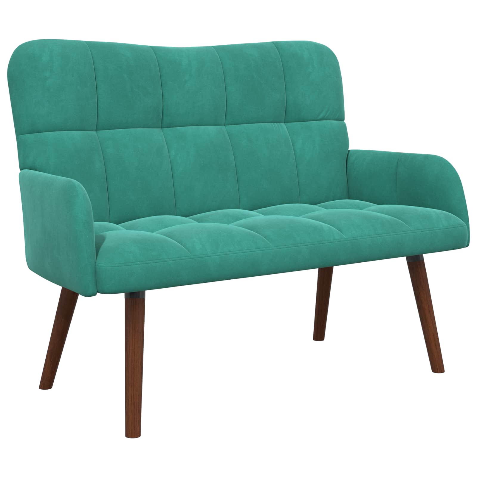 2-sits soffa Turkos 115 x 61 x 87 cm Sammet