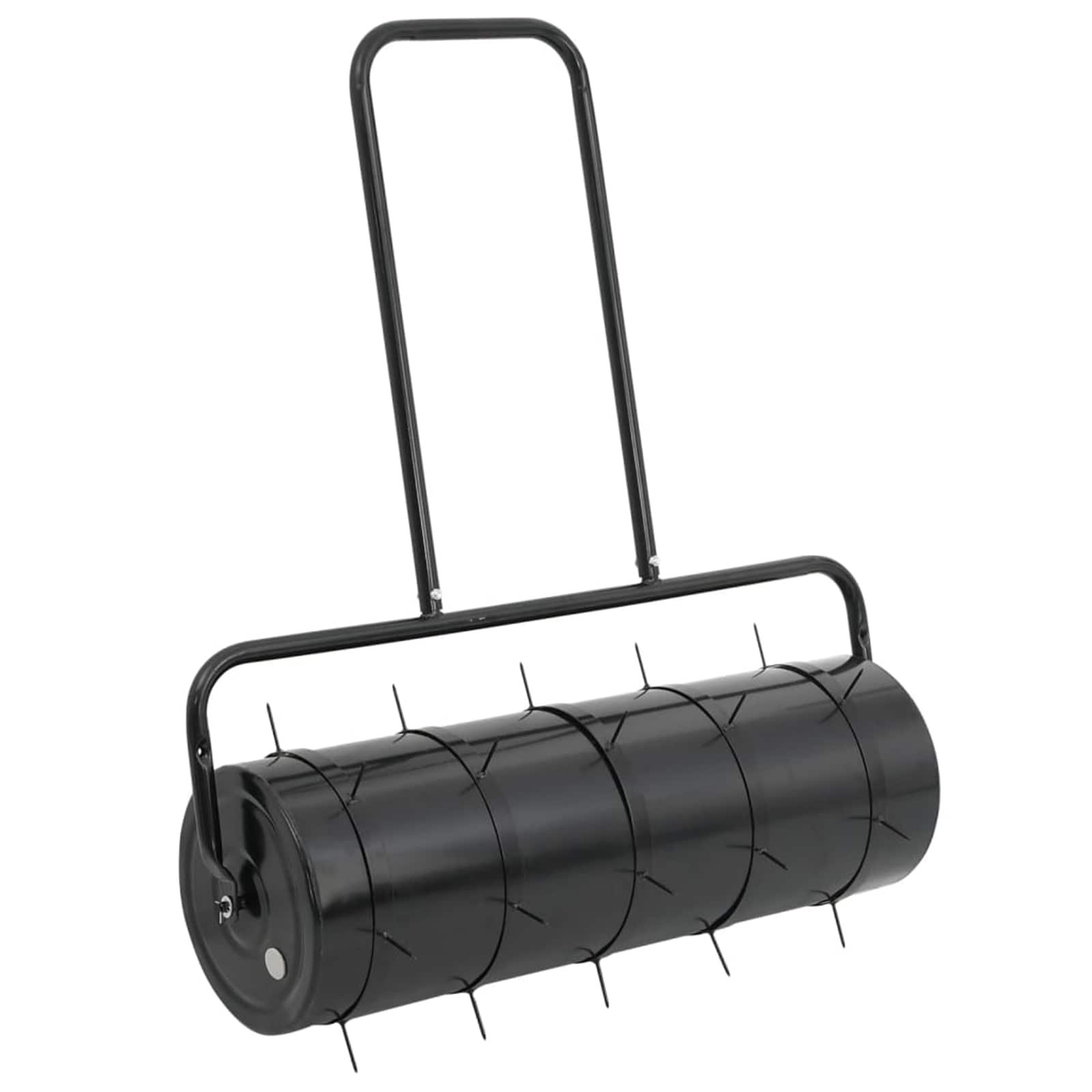 Trädgårdsgräsmatta rulle med aeratorklämmor Ø 30 x 90 cm Stål