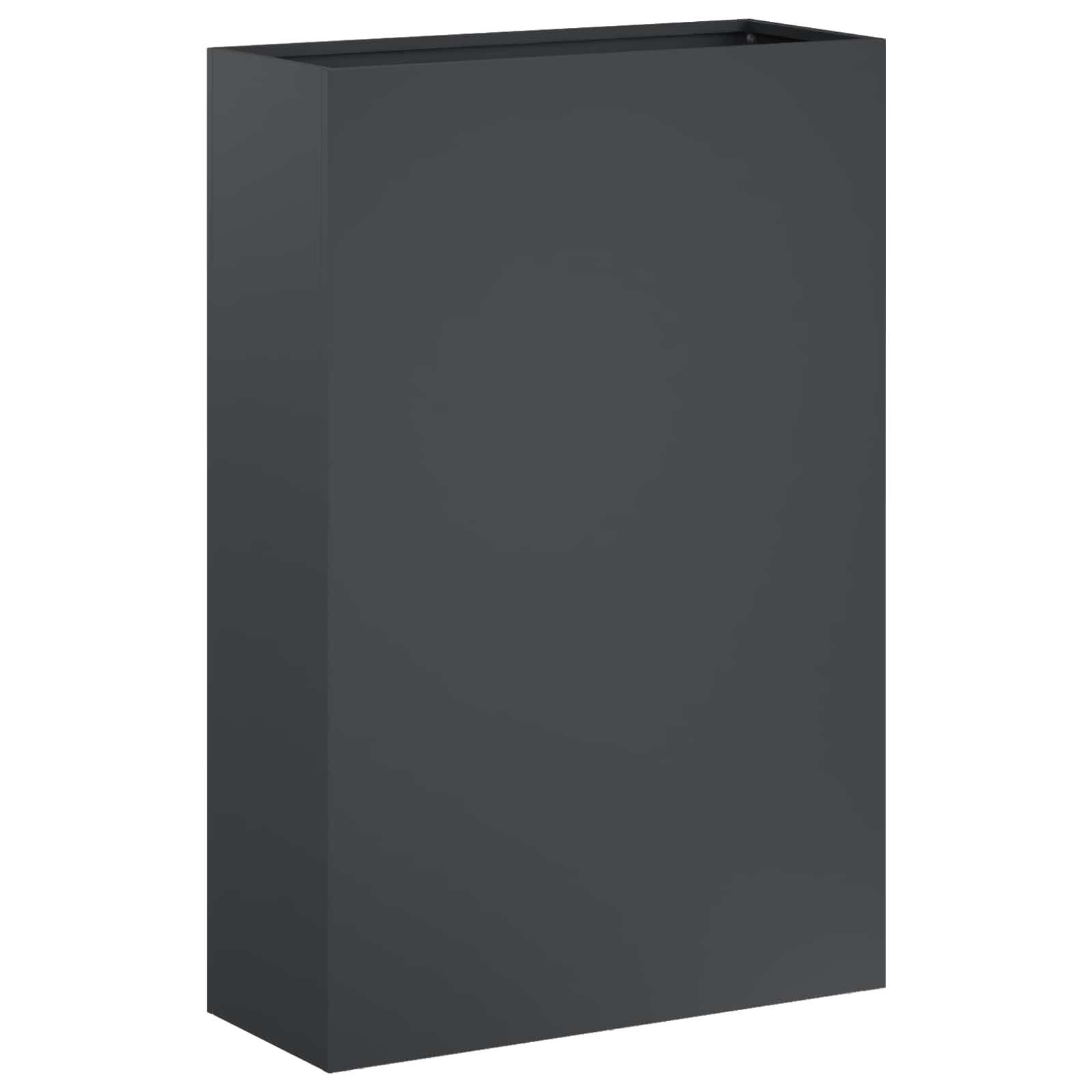 Trädgårdsplanterare Antracit 50 x 20 x 75 cm Kallvalsat stål