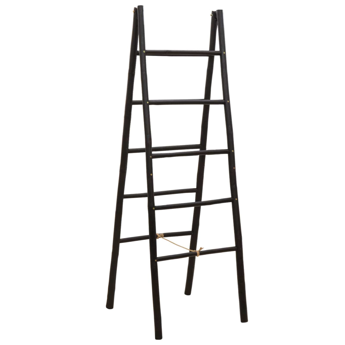 Dubbelsidig filtstege Svart 50 x 50 x 159 cm Bambu