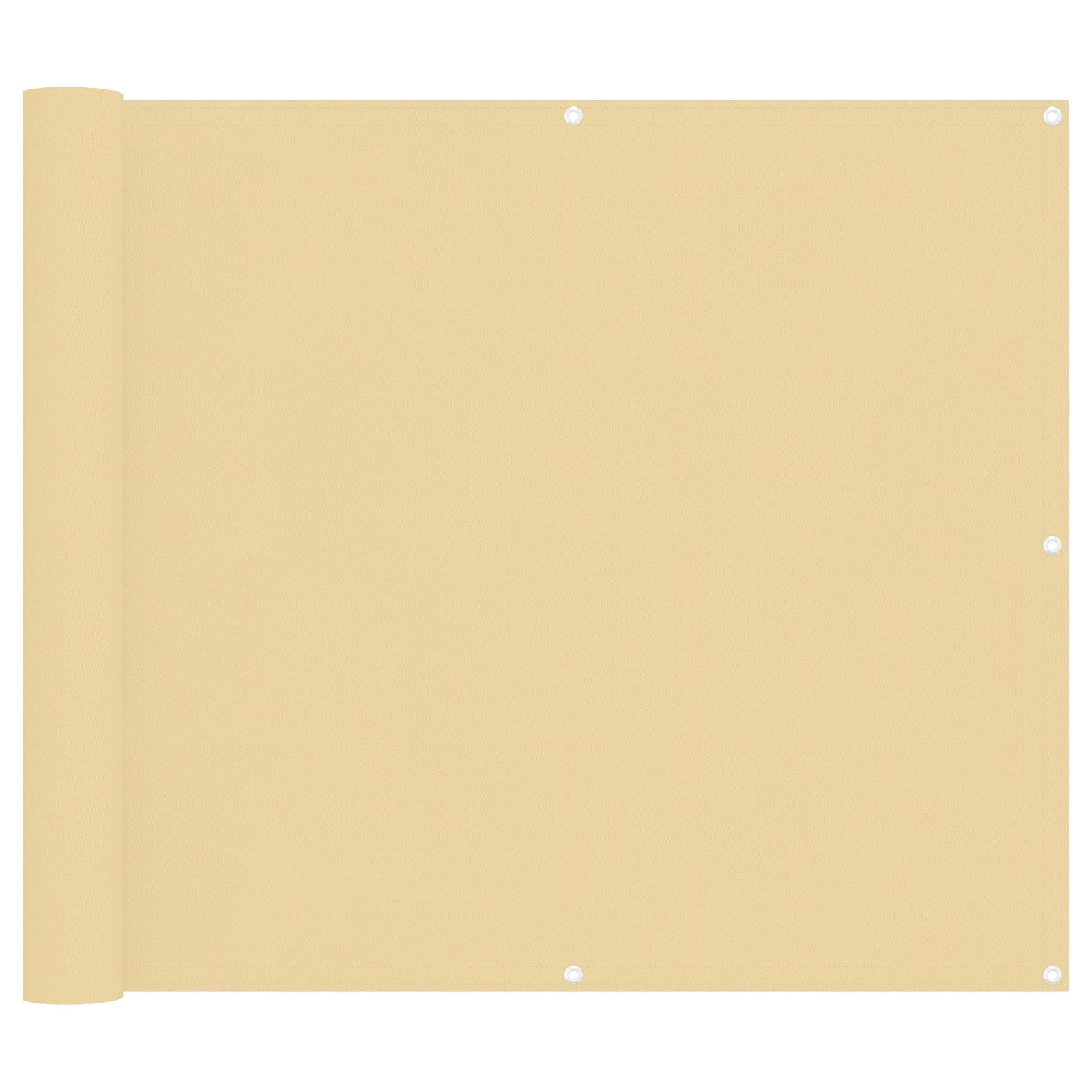 Balkong Skärm 90 x 200 cm PU-belagt oxford alu