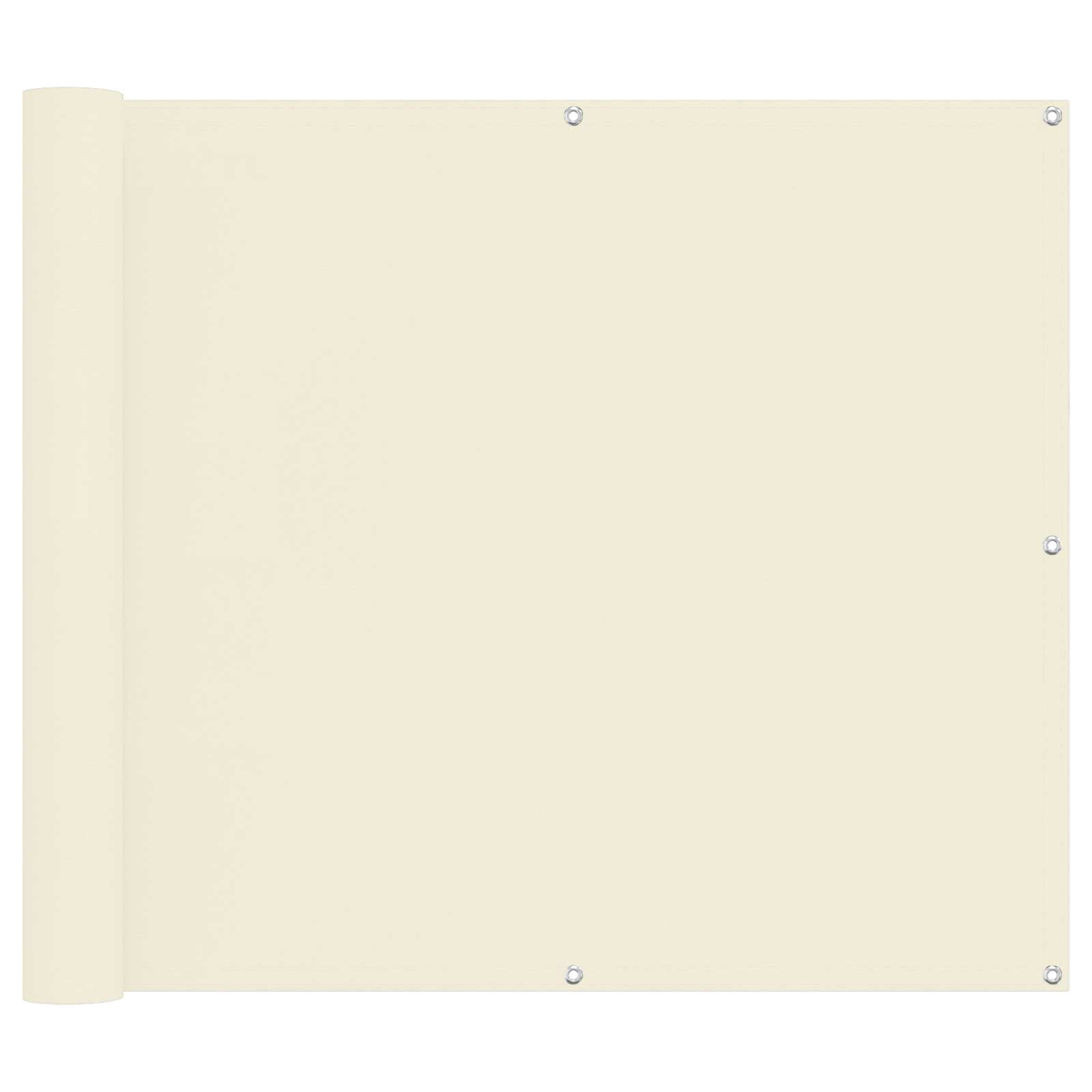 Balkong Skärm 90 x 200 cm PU-belagt oxford alu
