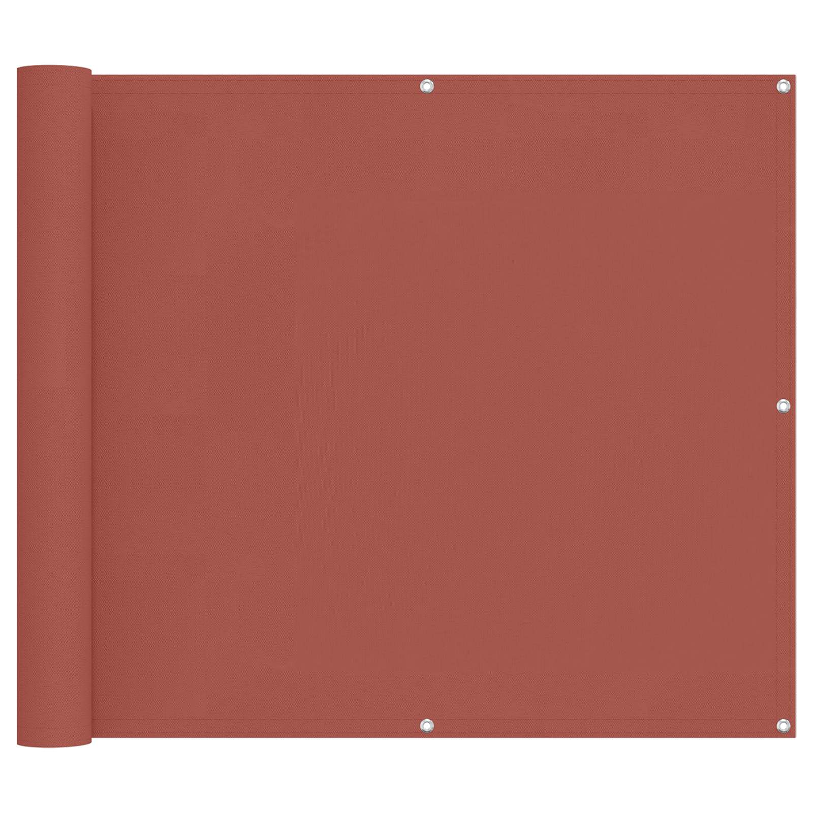 Balkong Skärm 90 x 200 cm PU-belagt oxford alu