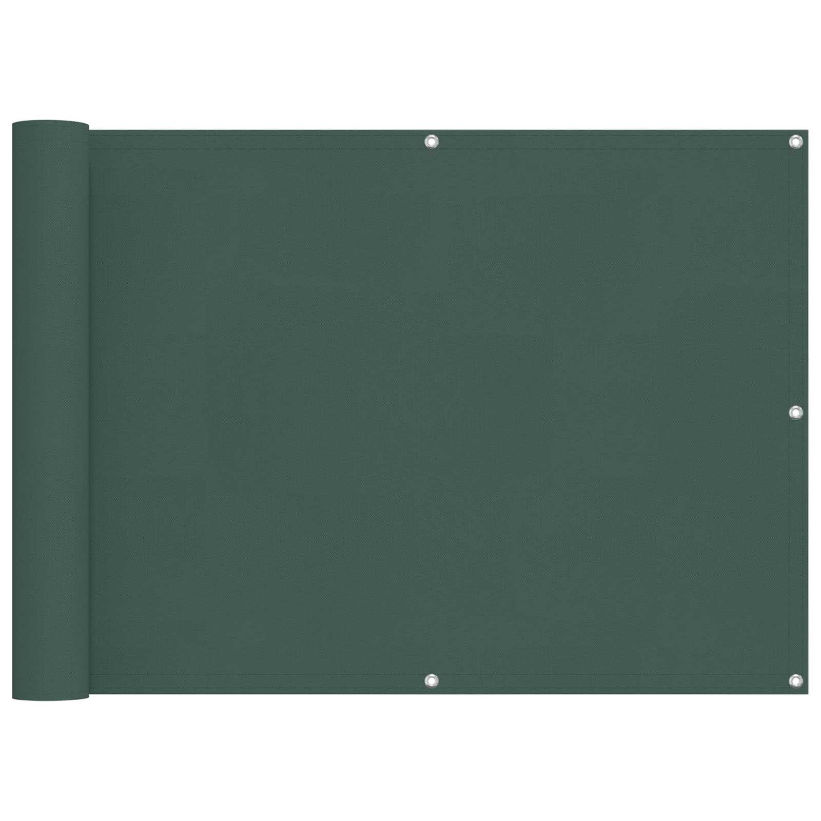 Balkong Skärm 75 x 200 cm PU-belagt oxford alu
