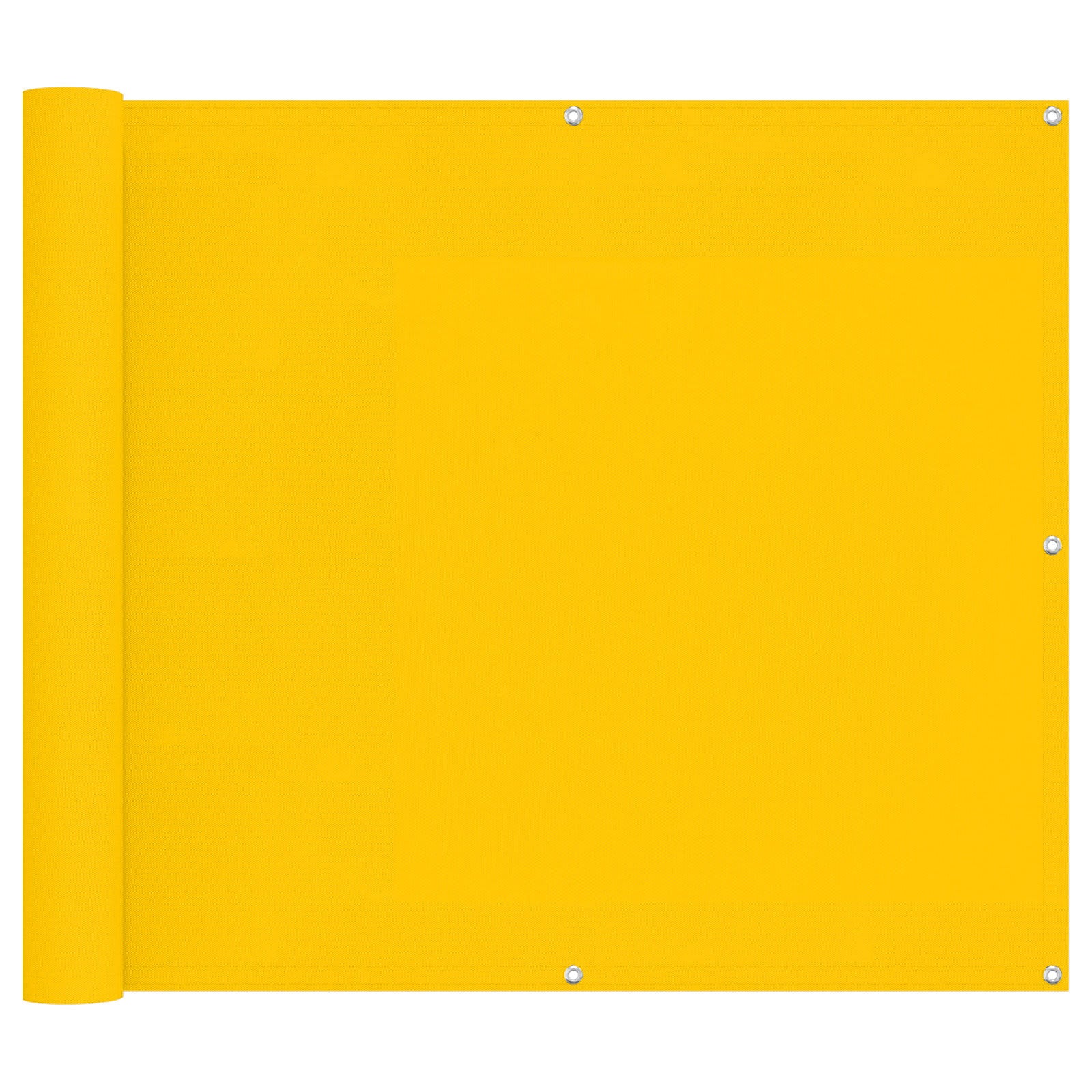 Balkong Skärm Gul 100 x 1000 cm Oxford Tyg
