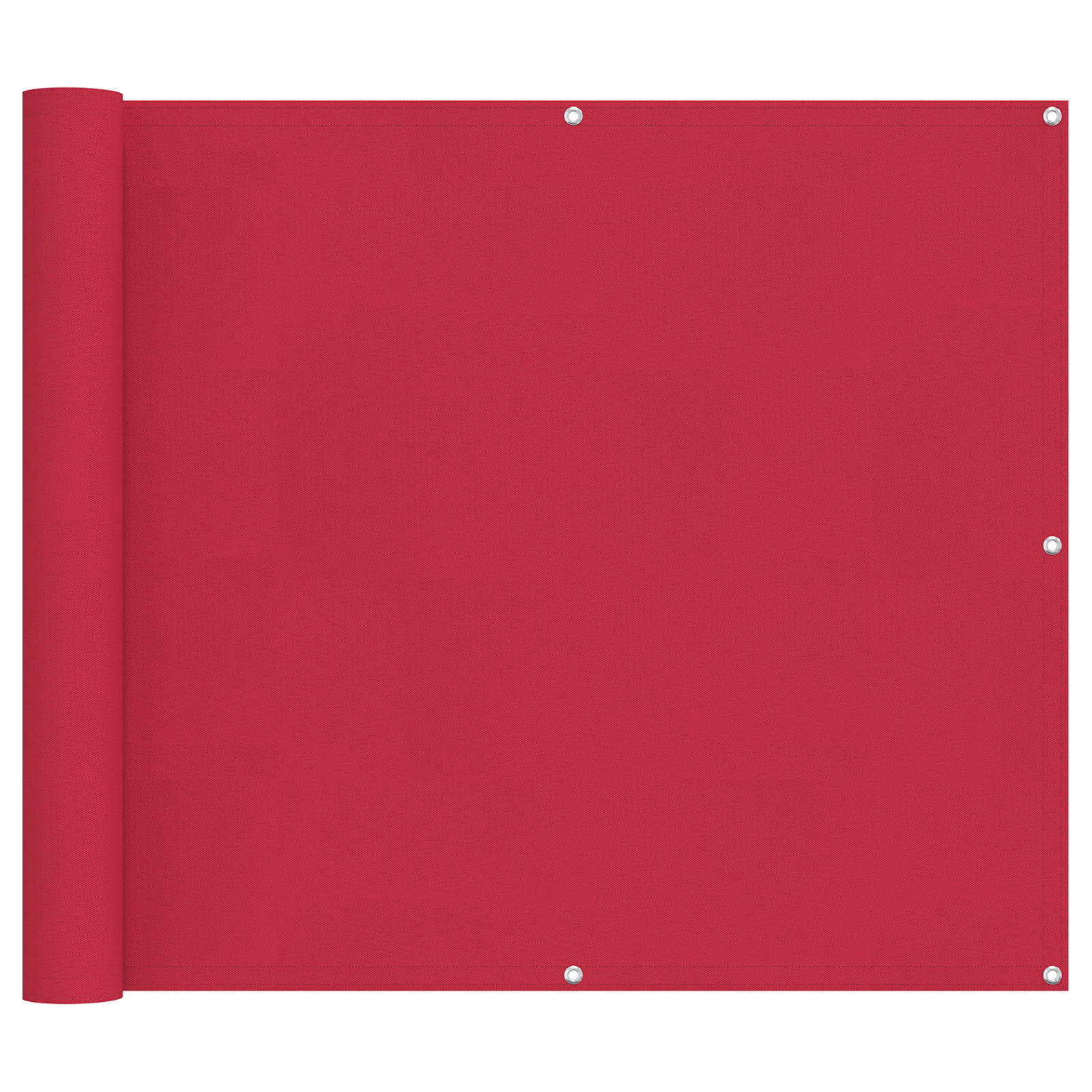 Balkong Skärm Vinröd 90 x 700 cm PU-belagt oxford alu
