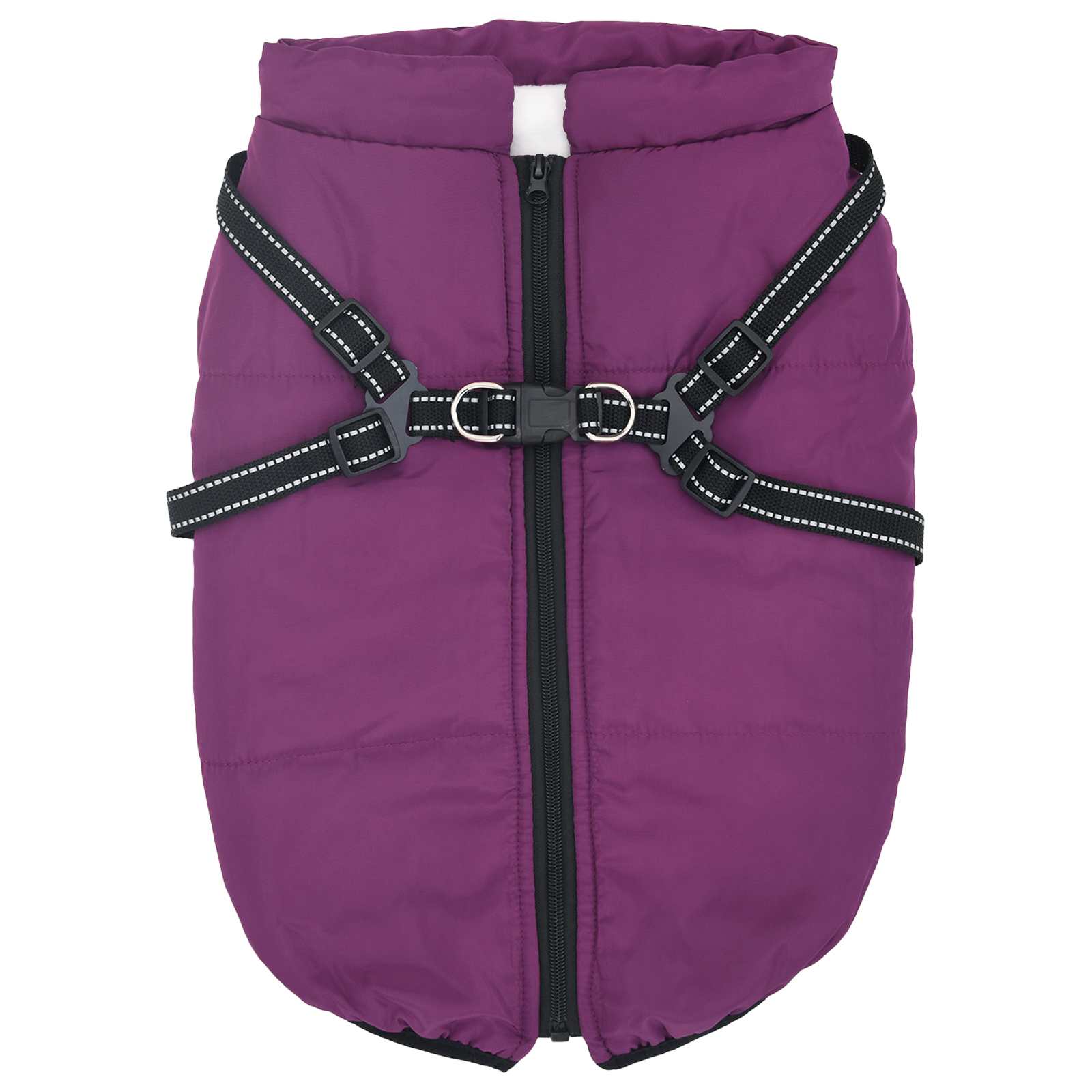 Hund Kappa Lila L44 Fleece och Polyester