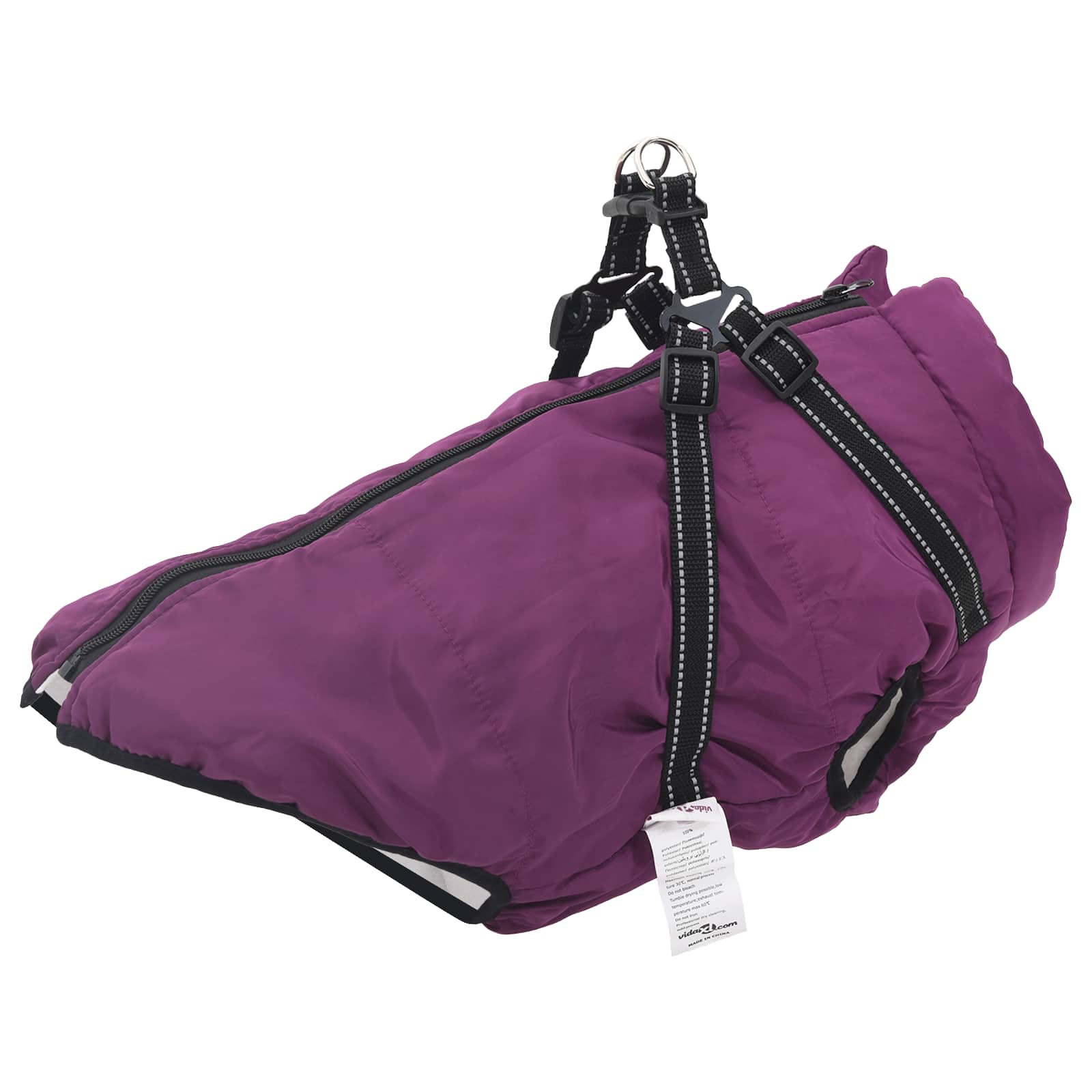 Hund Kappa Lila L68 Fleece och Polyester
