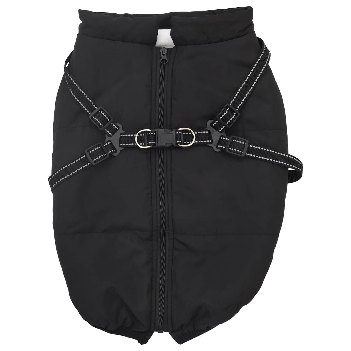 Hund Kappa Svart L52 Fleece och Polyester