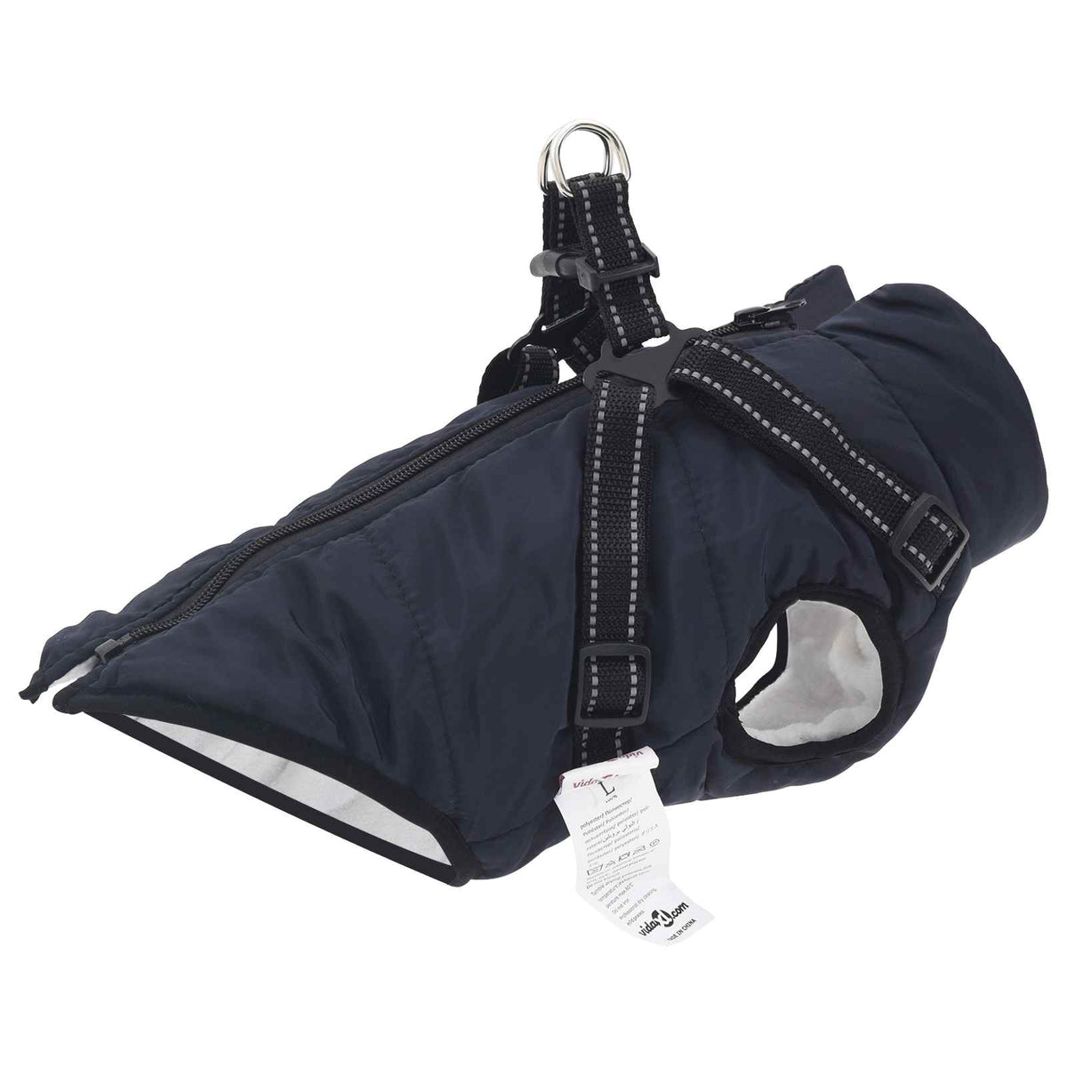 Hund Kappa Mörkblå L32 Fleece och Polyester