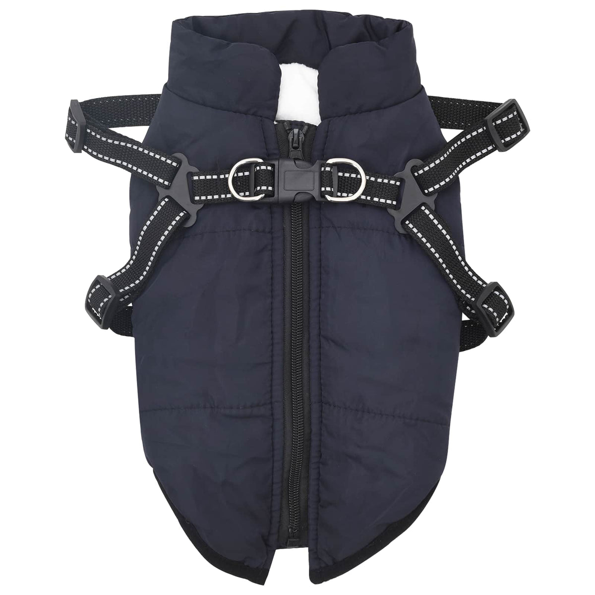 Hund Kappa Mörkblå L36 Fleece och Polyester