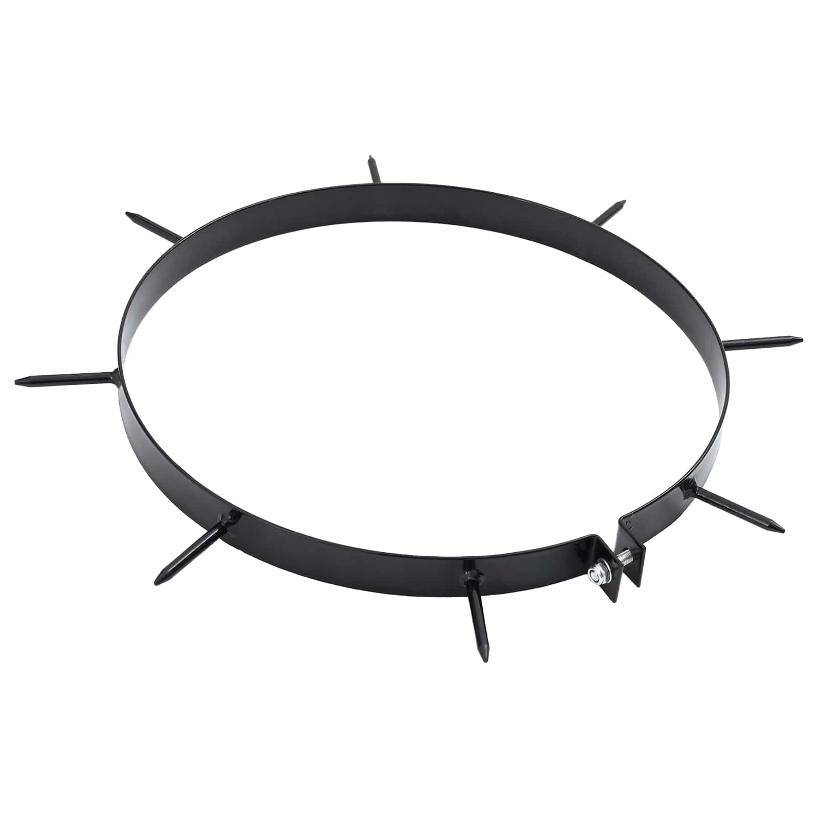 Gräspoängare med klämmor och spikar 5 st Ø 30 cm Stål