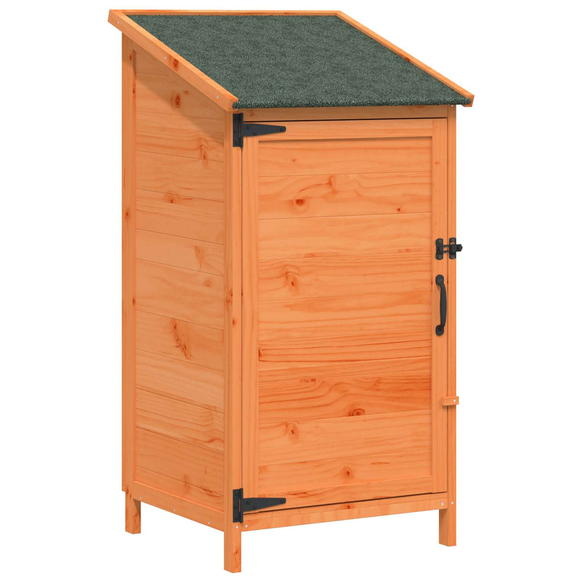 Trädgårdshus med tak Brun 59 x 56 x 113,5 cm Massivt Furu