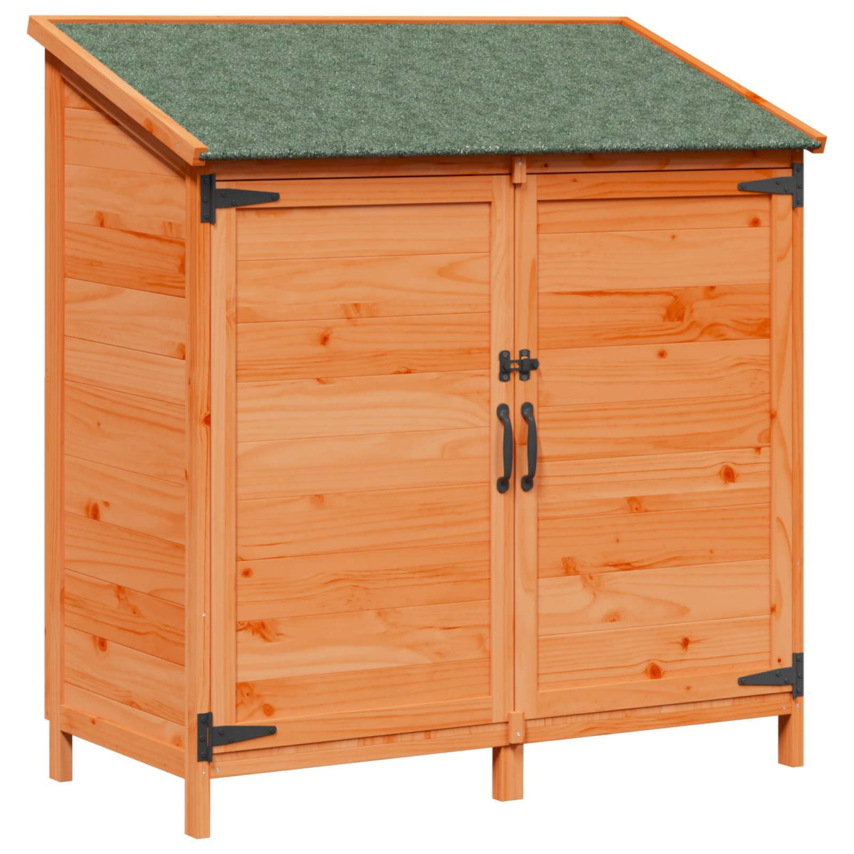 Trädgårdshus med tak Brun 106,5 x 56 x 113,5 cm Massivt Furu