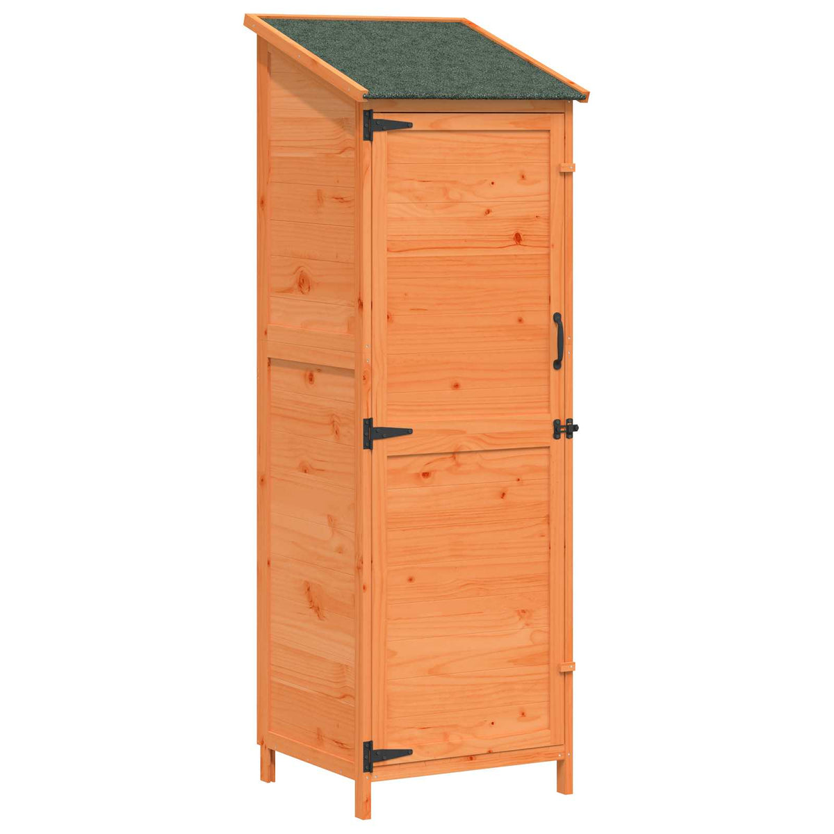 Trädgårdshus med tak Brun 59,5 x 56 x 176,5 cm Massivt Furu