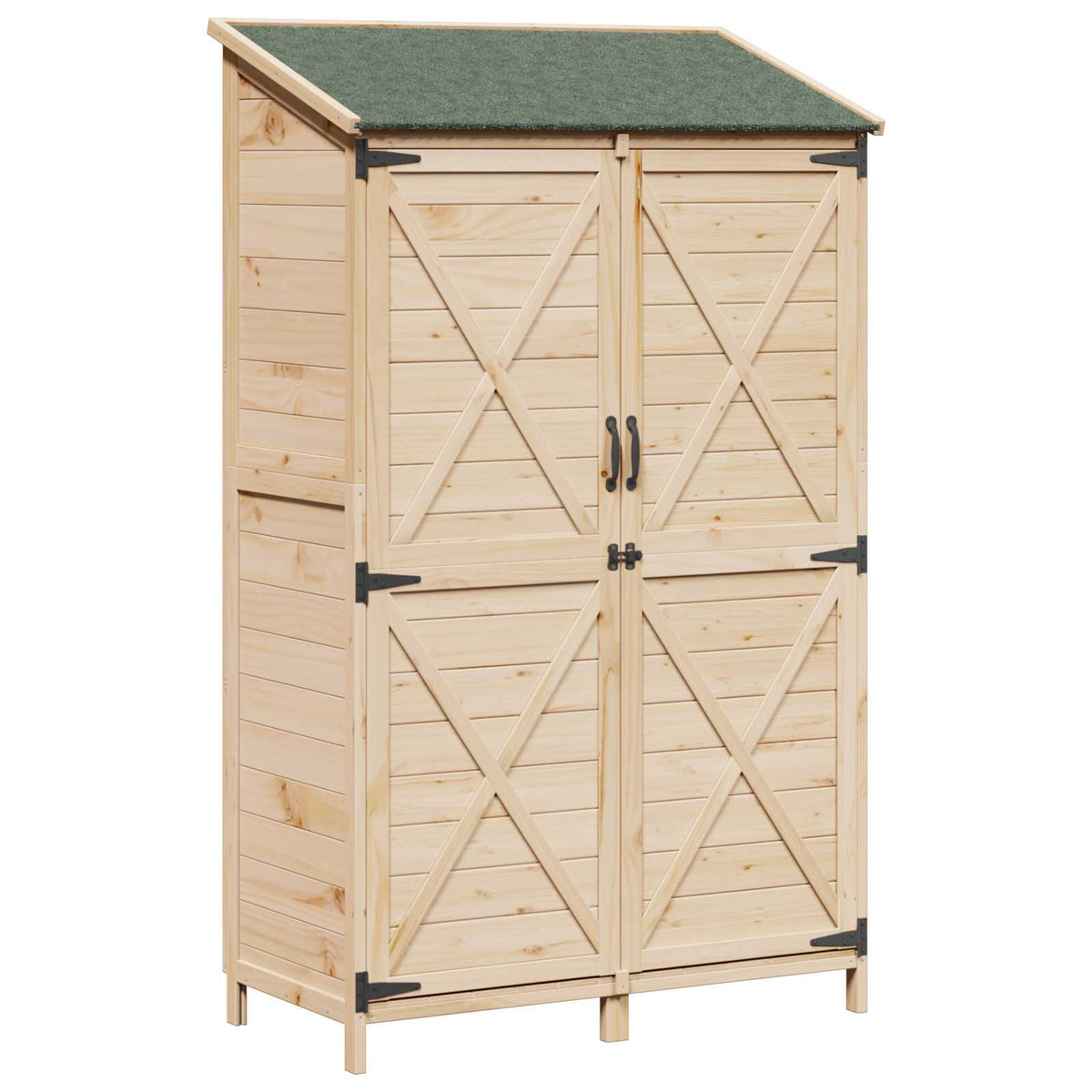 Trädgårdshus Naturlig 106 x 56 x 176,5 cm Massivt Furu