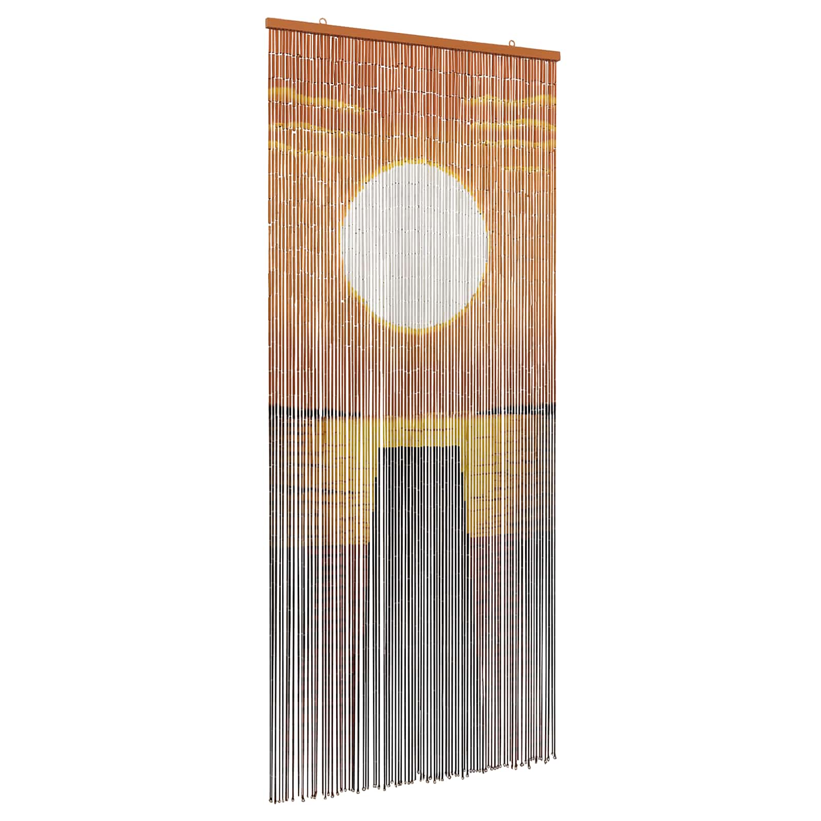 Insektsdörrgardin flerfärgad 200 x 90 cm Bambu