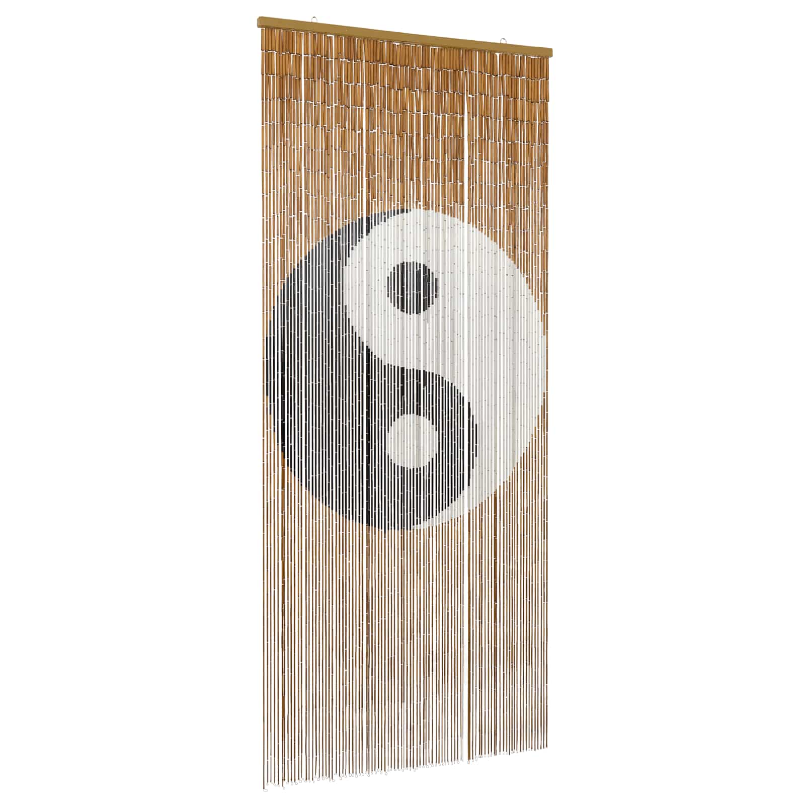 Insektsdörrgardin flerfärgad 200 x 90 cm Bambu