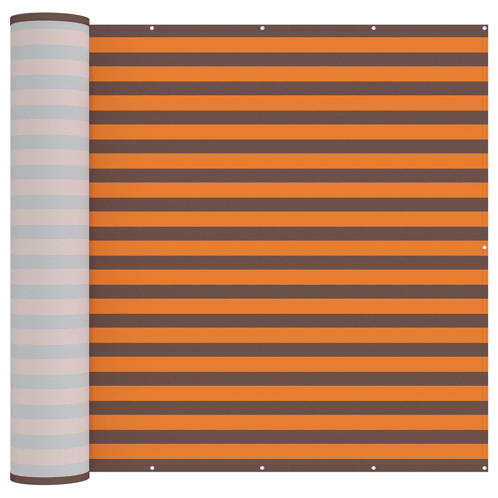 Balkongskärm 180 x 500 cm Tyg med PU-beläggning