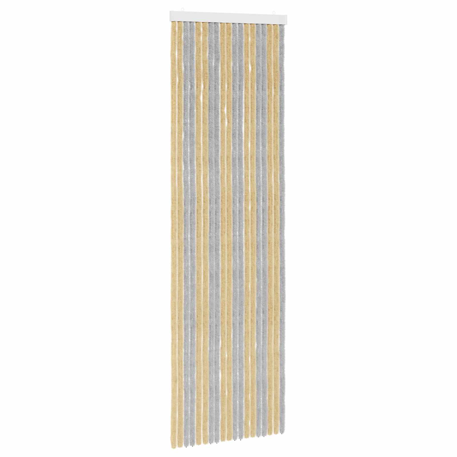 Insektsgardin Chenille Grå och Beige 56 x 185 cm 100% PP
