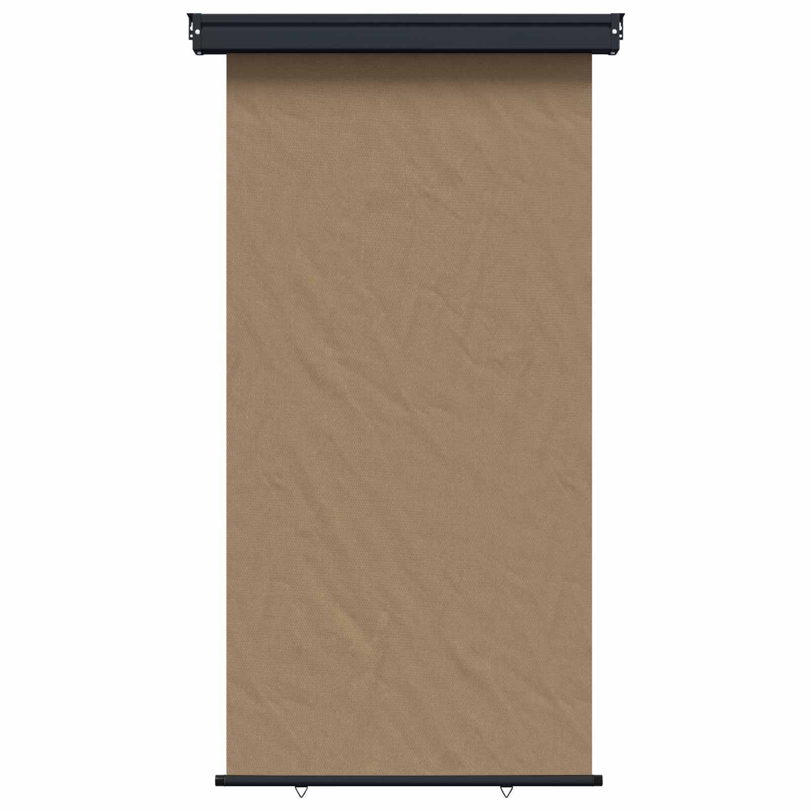 Balkongsidomarkis 117 x 250 cm 100% polyester, järn, stål Taupe