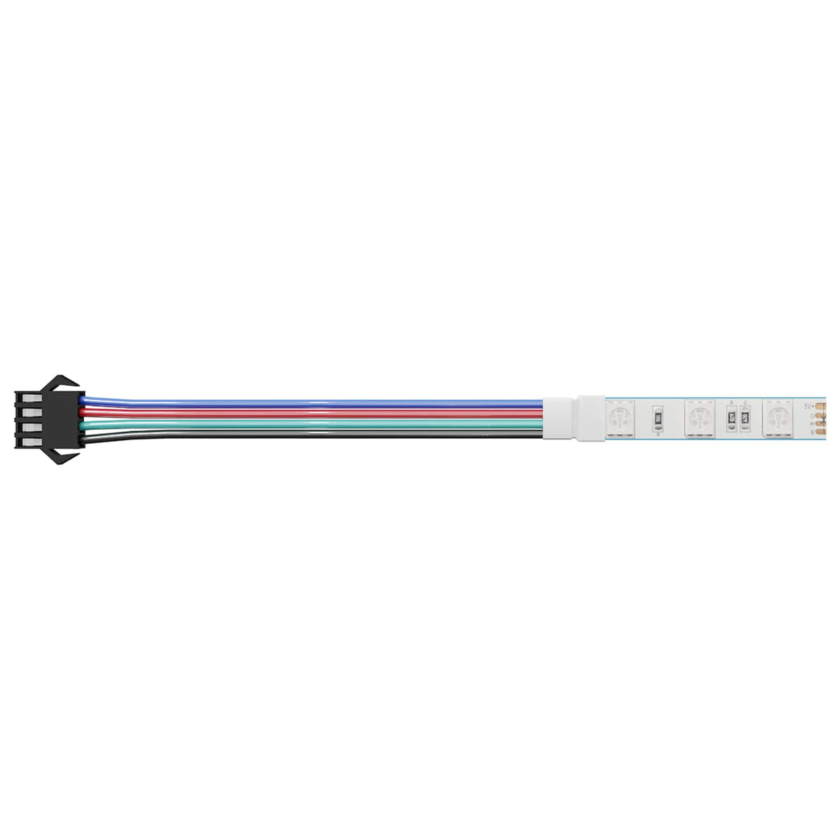 LED Band 2 st Svart och Vitt Koppar och plast