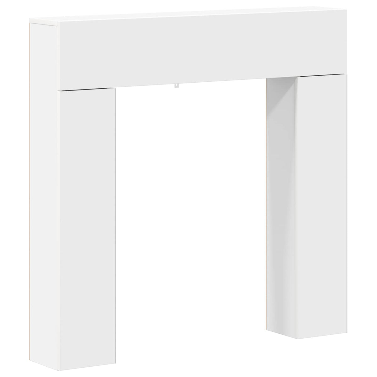 Eldstadsram Vit 102 x 18 x 100,5 cm Konstruerat trä