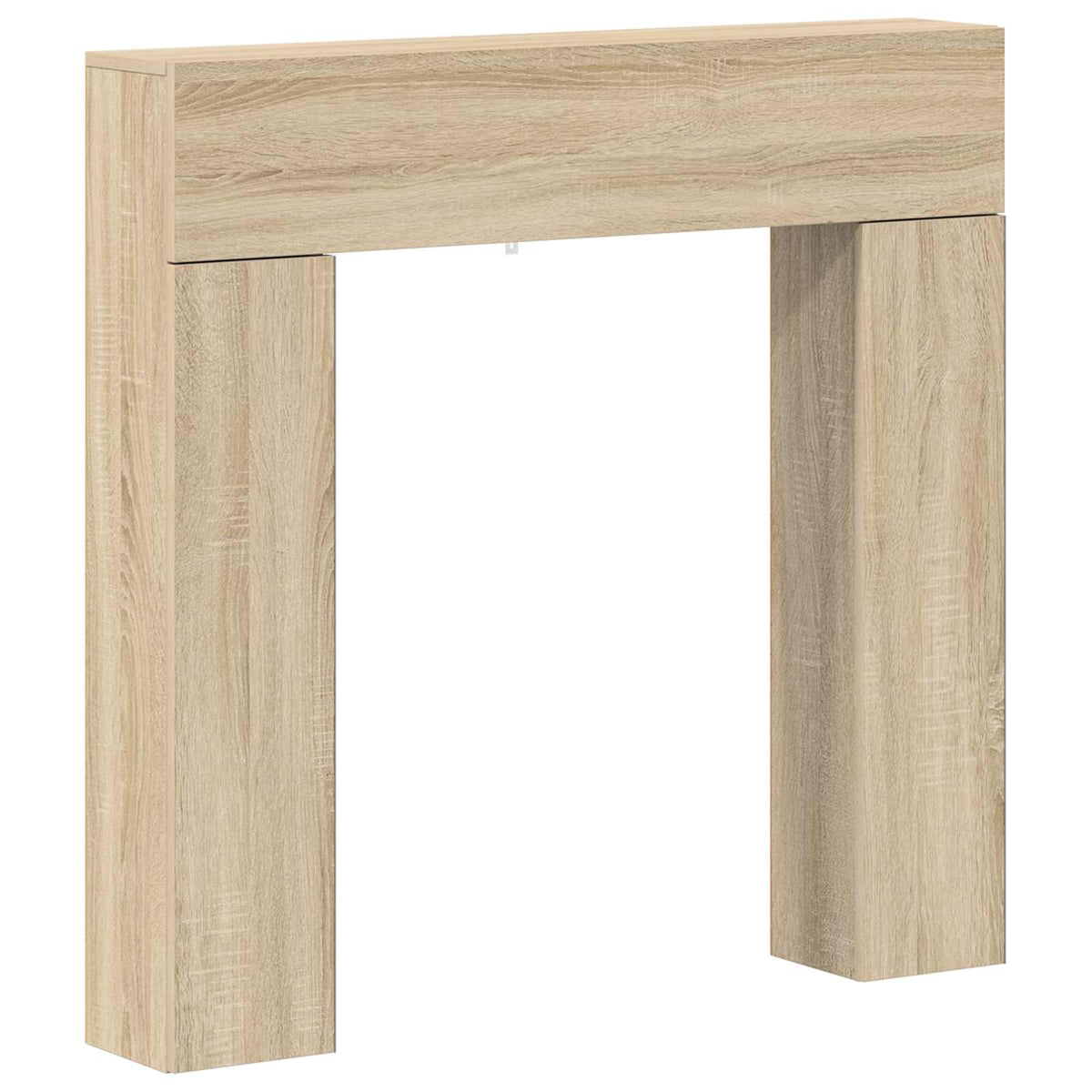 Eldstadsram Sonoma-ek 102 x 18 x 100,5 cm Konstruerat trä