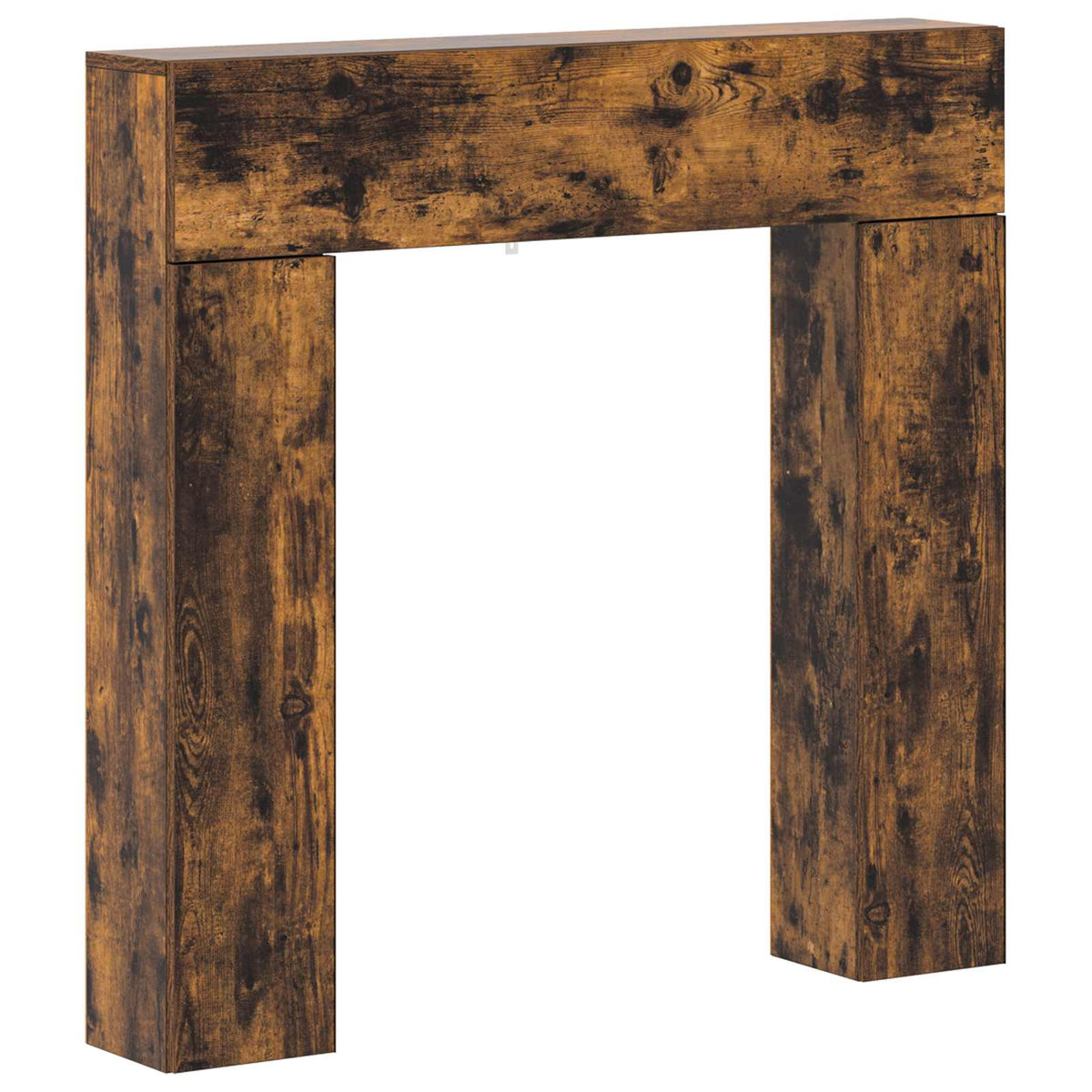 Eldstadsram Rökt ek 102 x 18 x 100,5 cm Konstruerat trä