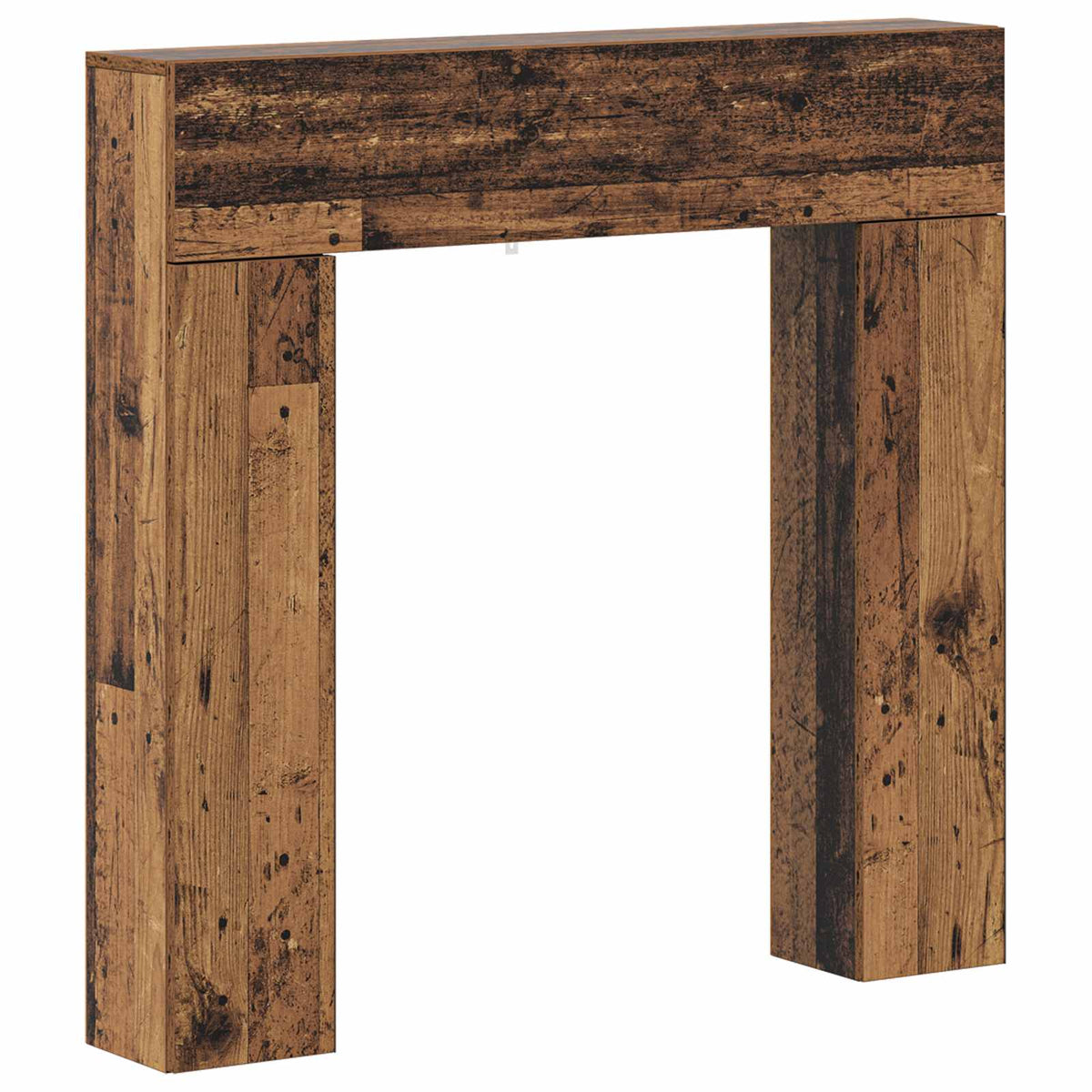 Eldstadsram Gammalt trä 102 x 18 x 100,5 cm Konstruerat trä