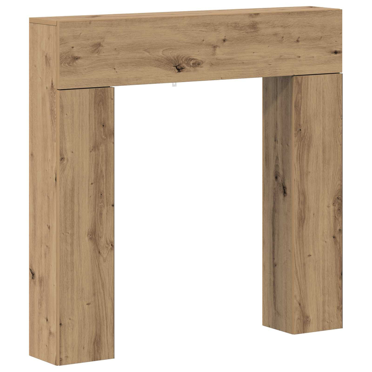 Eldstadsram Artisan-ek 102 x 18 x 100,5 cm Konstruerat trä