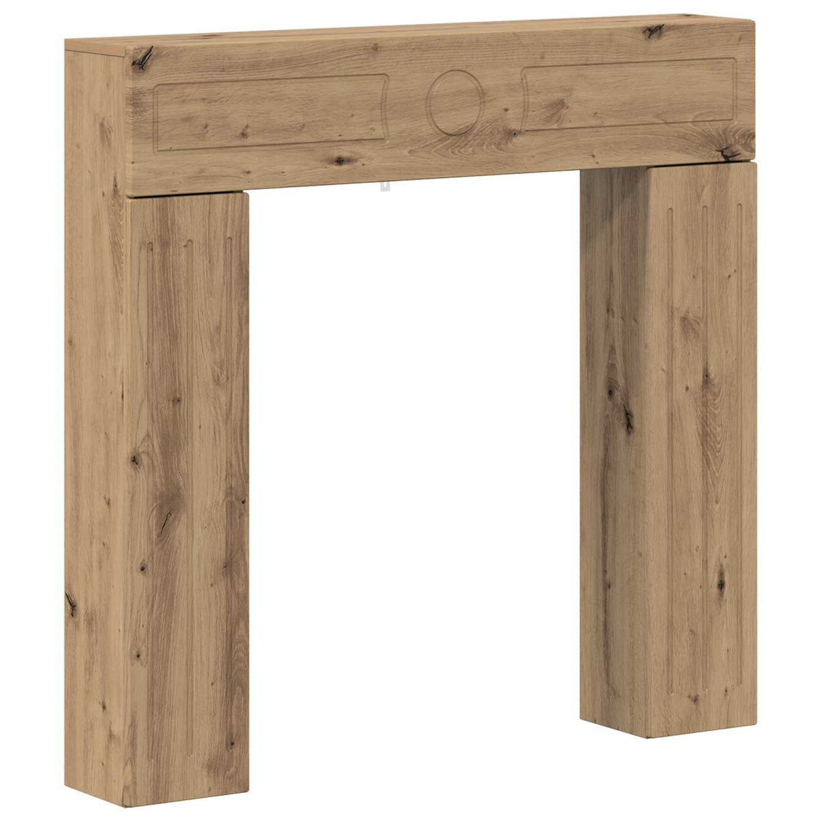 Eldstadsram Artisan-ek 102 x 18 x 100,5 cm Konstruerat trä