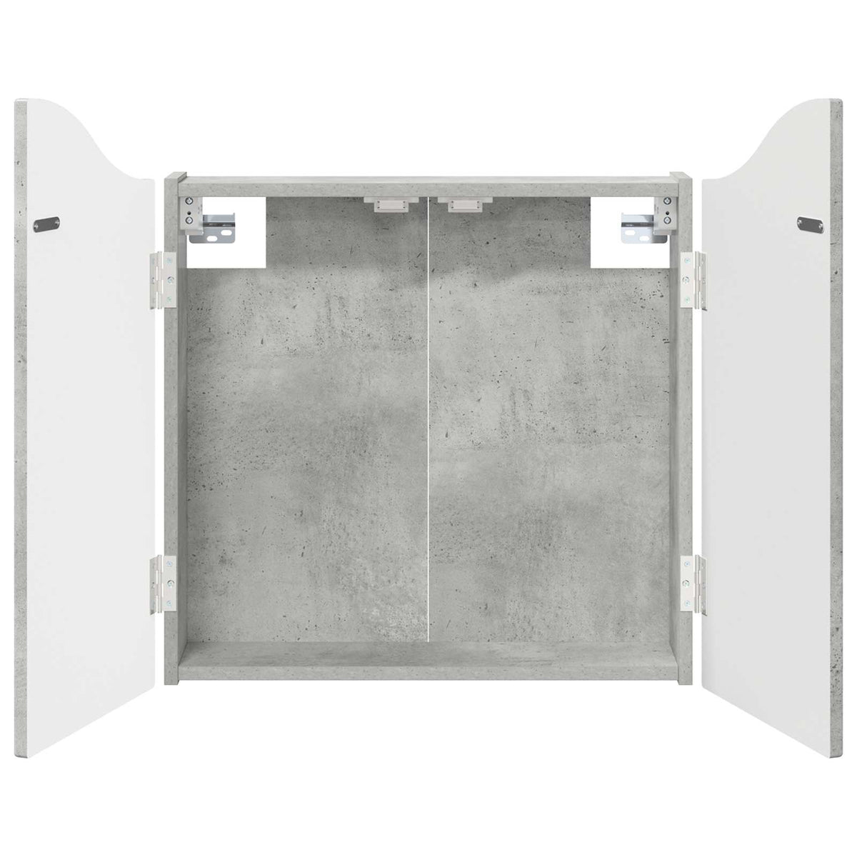 Darttavla Skåp Betonggrå 56 x 12 x 63 cm Konstruerat trä