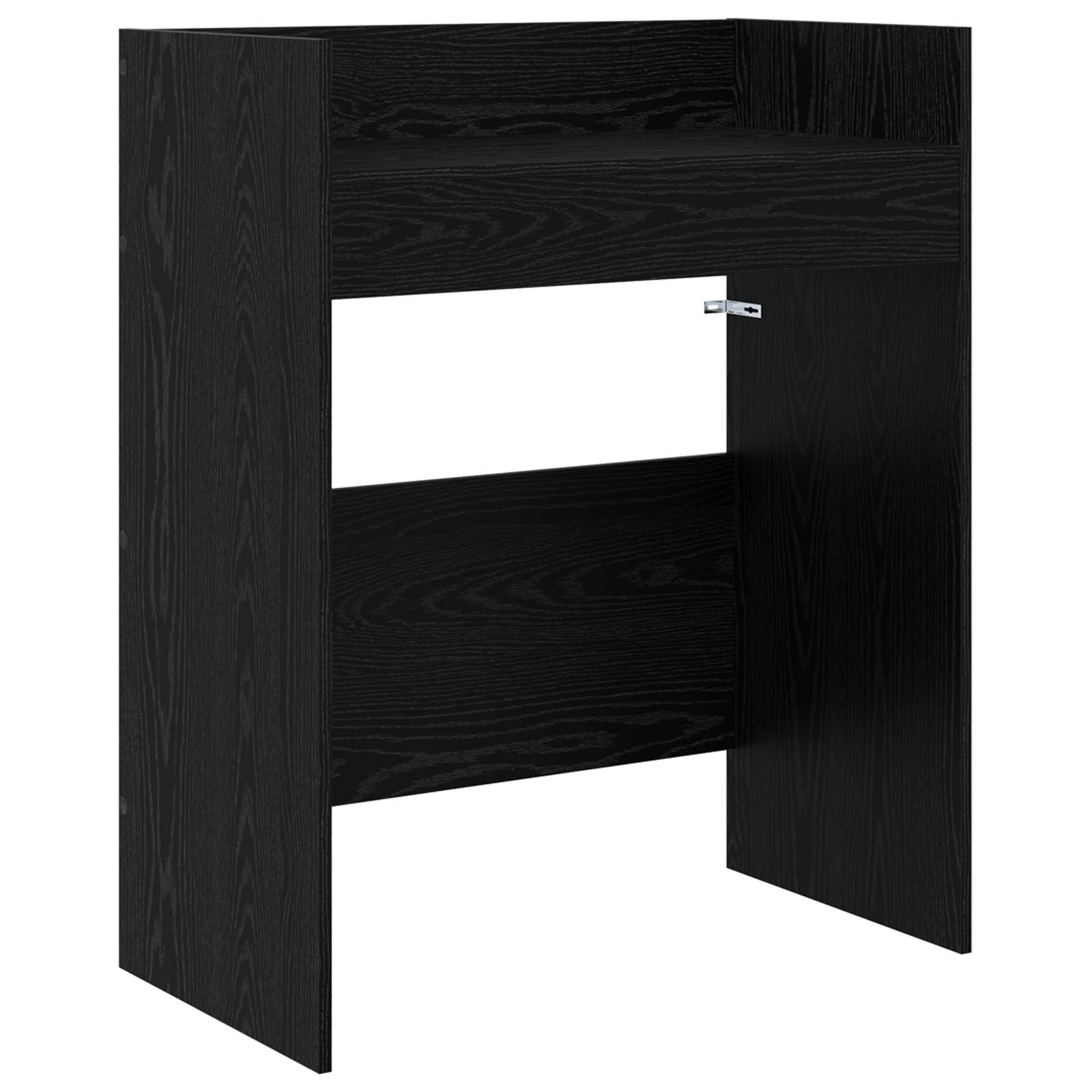 DJ-bord Svart ek 82 x 45 x 102 cm Konstruerat trä