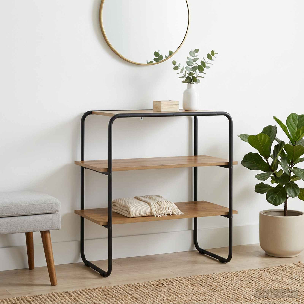 Konsolbord Artisan-ek 60 x 41 x 75 cm Konstruerat trä