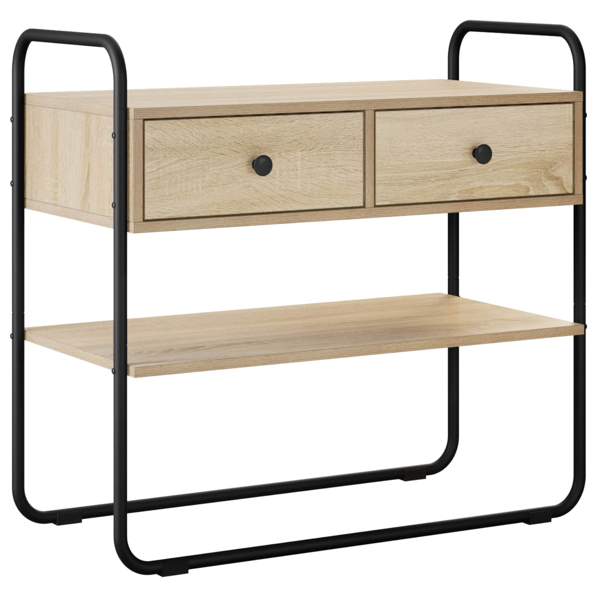Konsolbord Sonoma-ek 80 x 40 x 75 cm Konstruerat trä