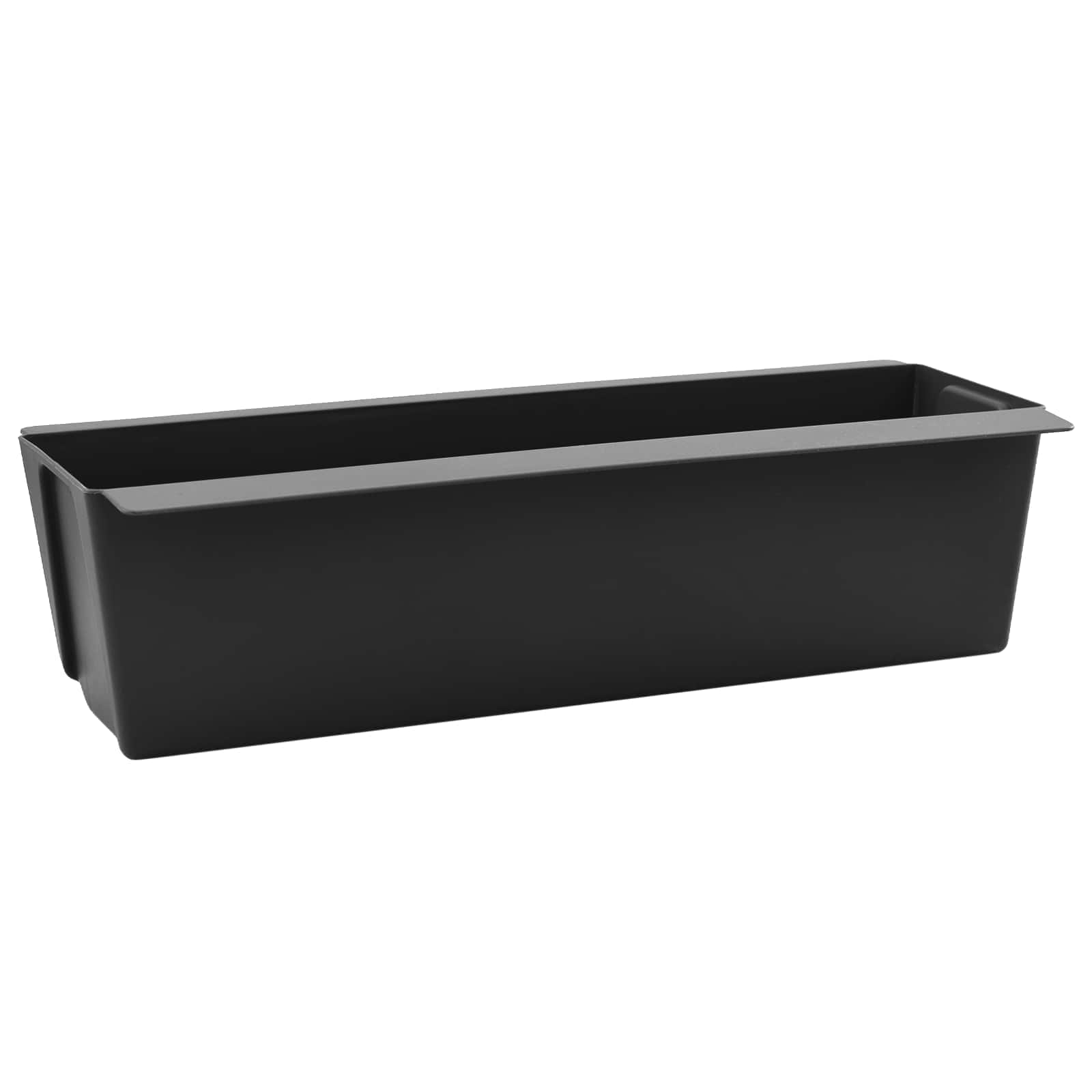 Blomlådor för Euro-pallar 12 pcs Svart 36 x 13,5 x 9,5 cm