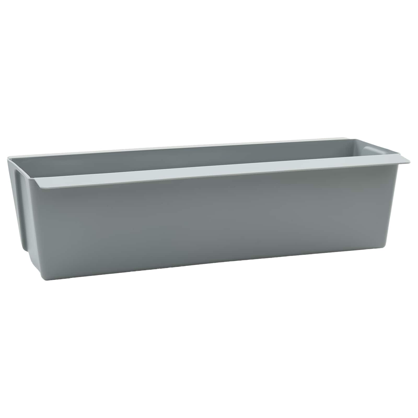 Blomlådor för Euro-pallar 12 pcs Ljusgrå 36 x 13,5 x 9,5 cm