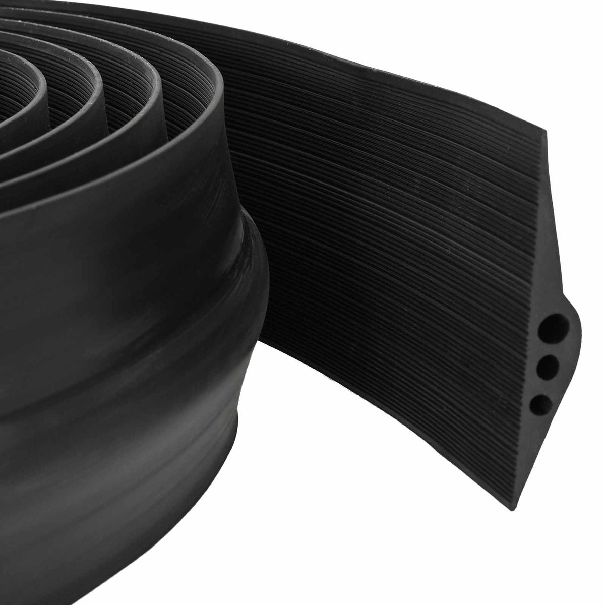 Garagegolvförsegling Svart 112 x 20 mm 4,5 m EPDM-gummi