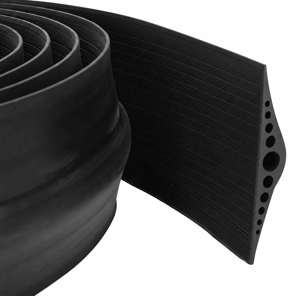 Garagegolvförsegling Svart 155 x 28 mm 3 m EPDM-gummi