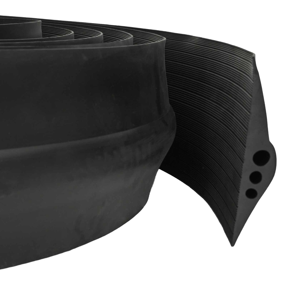 Garagegolvförsegling Svart 74 x 20 mm 8 m EPDM-gummi
