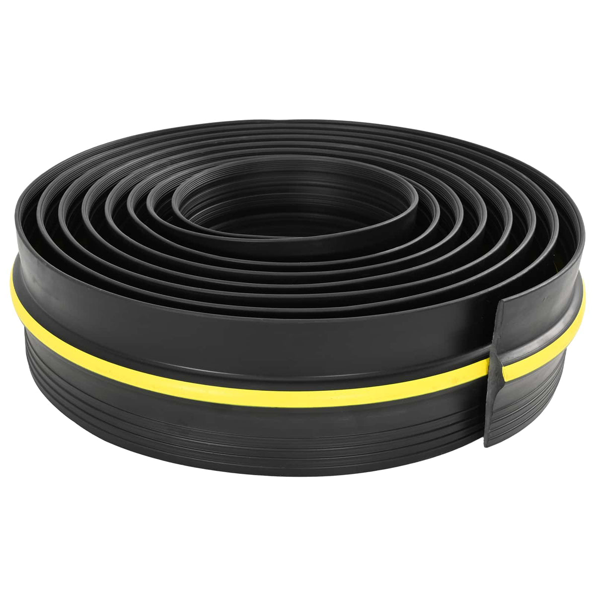 Garagegolvförsegling Svart och Gul 12 x 90 mm 2 m PVC