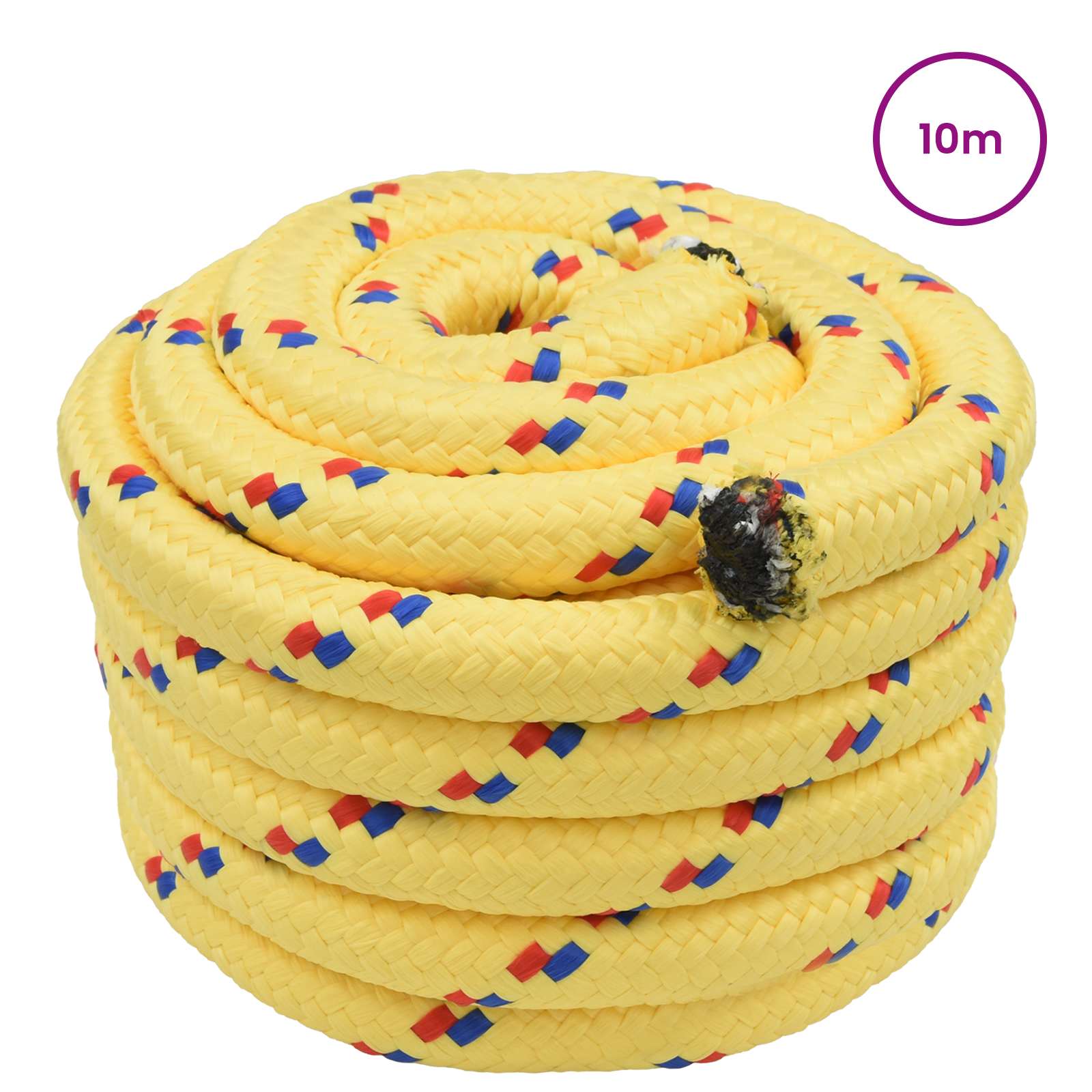 Båtsnöre 6 mm 10 m Gul