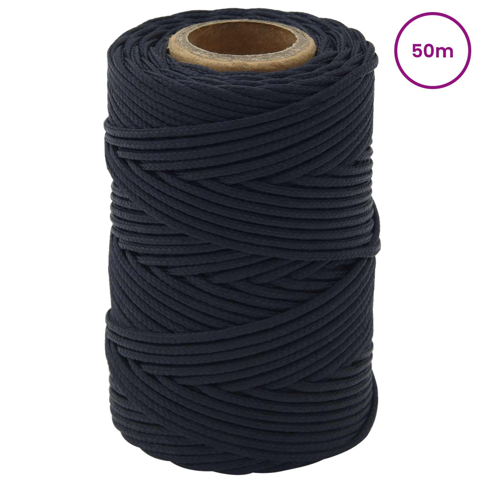 Båtsnöre Kungsblå 50 m Polyester