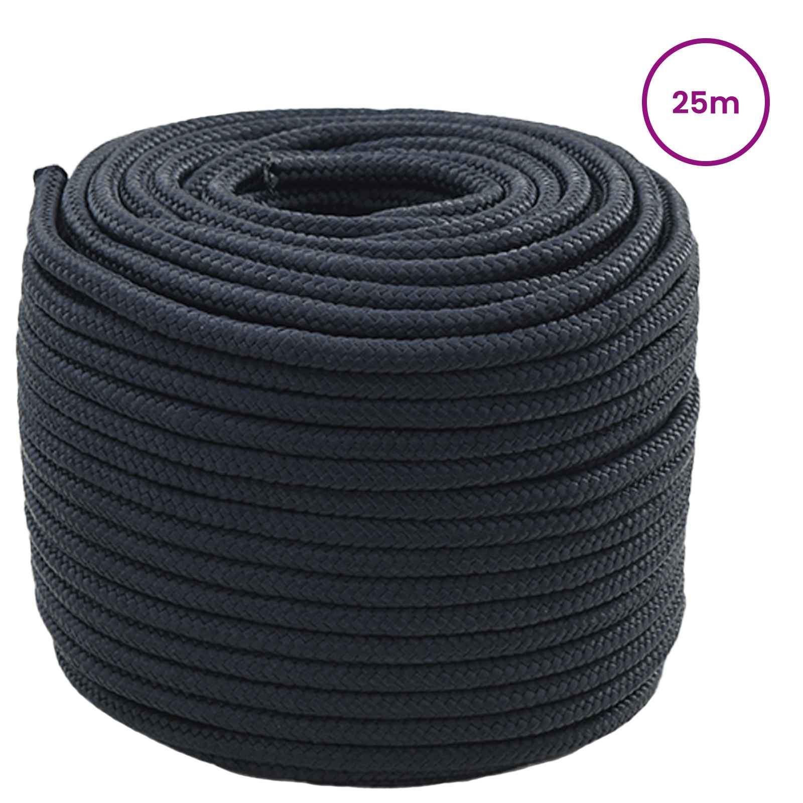 Båtsnöre Kungsblå 25 m Polyester