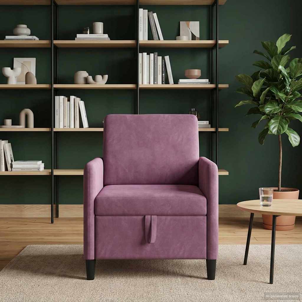 Soffa med förvaring Lila 72 x 78 x 87 cm Polyester