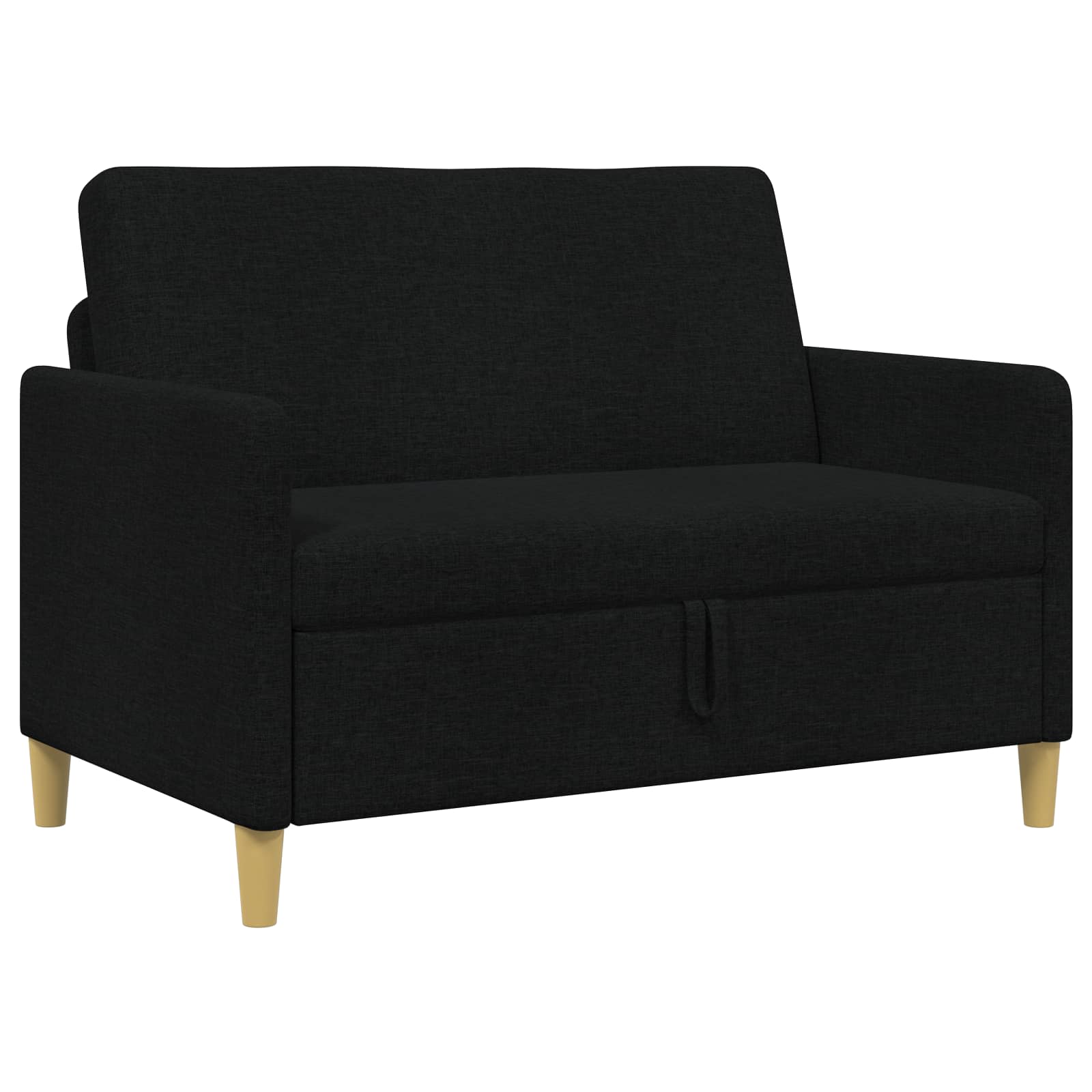 Soffa med förvaring Svart 122 x 78 x 87 cm Polyester