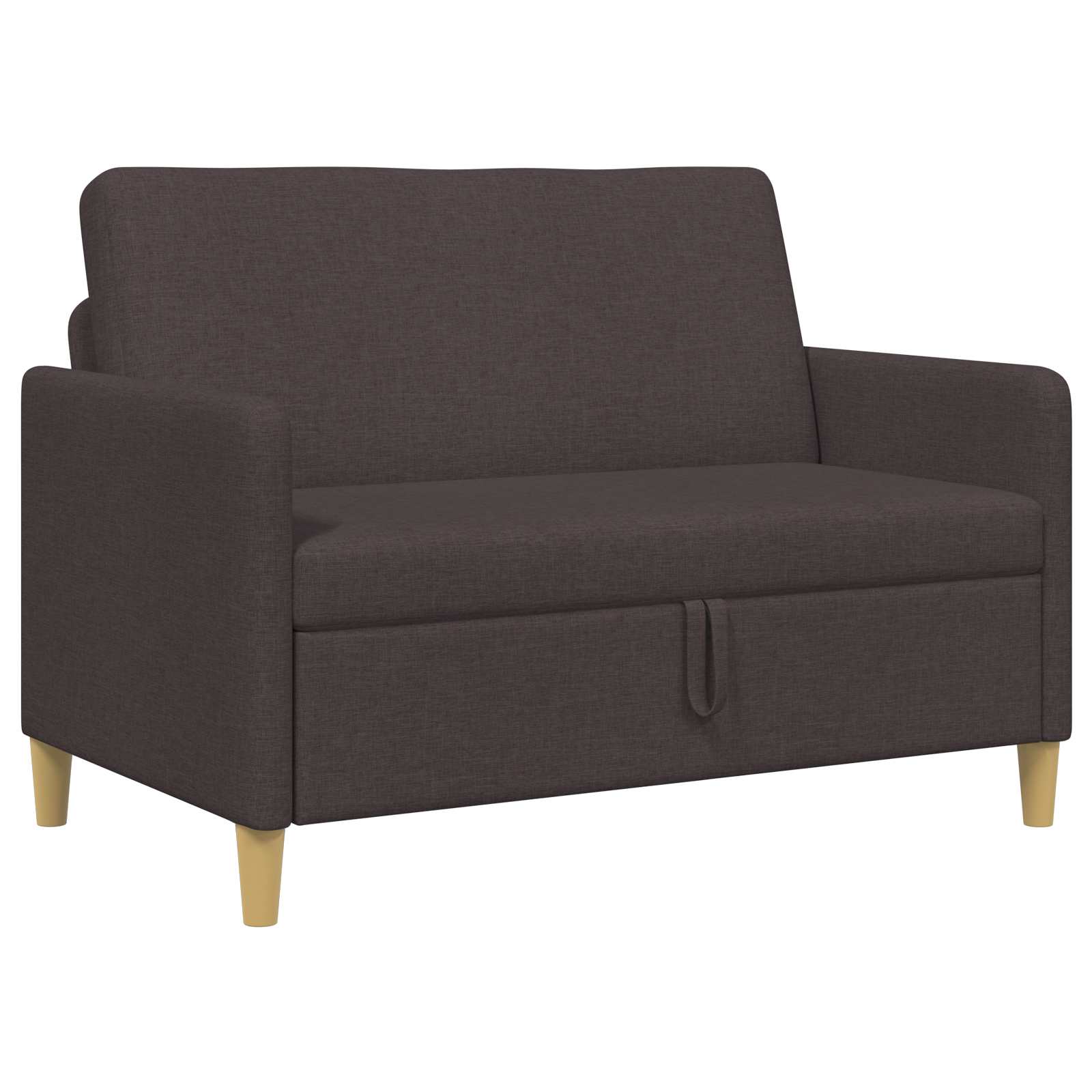 Soffa med förvaring Mörkbrun 122 x 78 x 87 cm Polyester