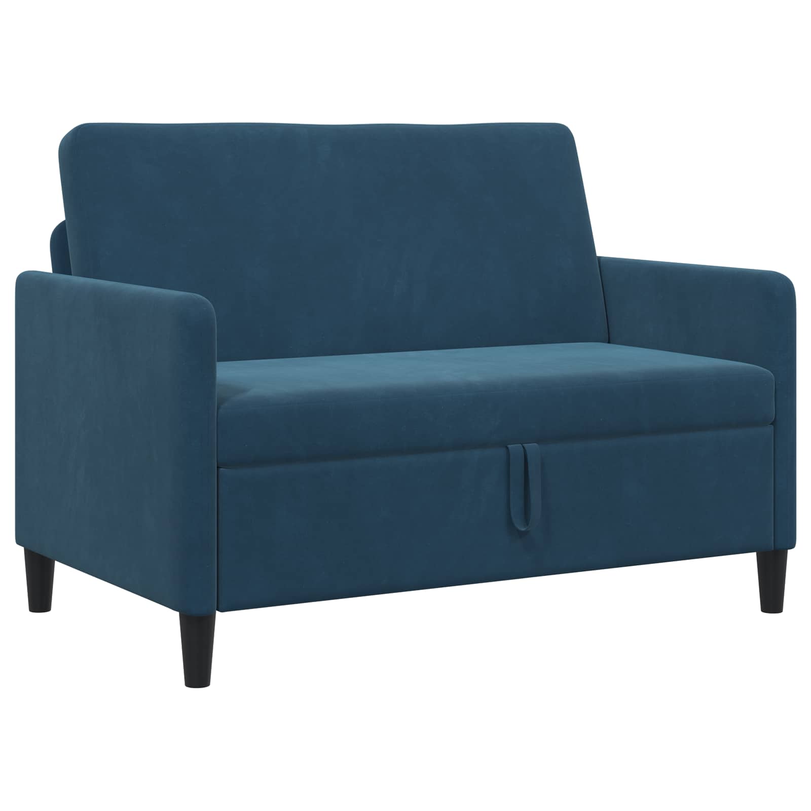 Soffa med förvaring Blå 122 x 78 x 87 cm Polyester